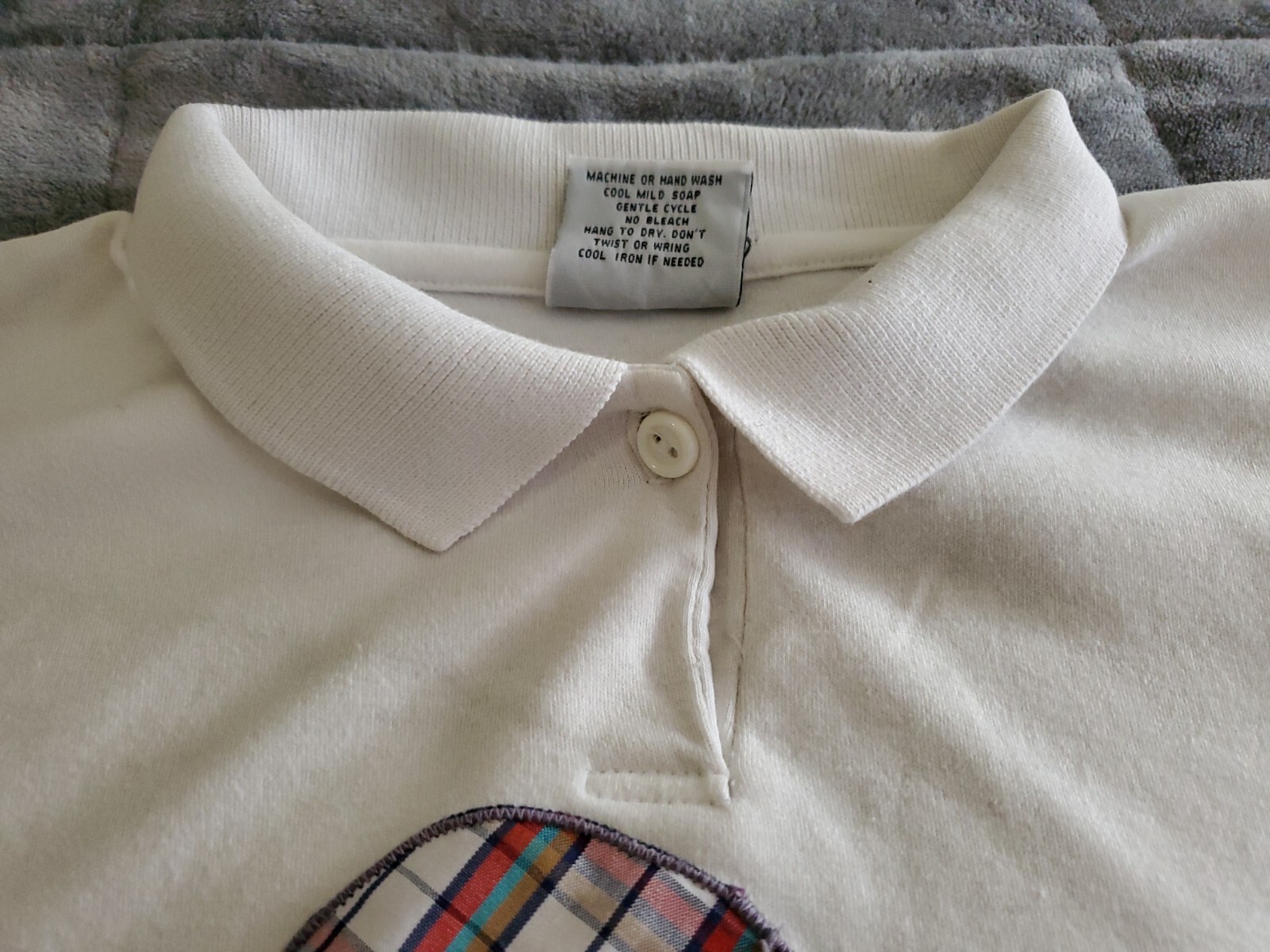 Elaine Benedict Vintage Stylish Woman Golfer Polo Top SZ Small Made in USA