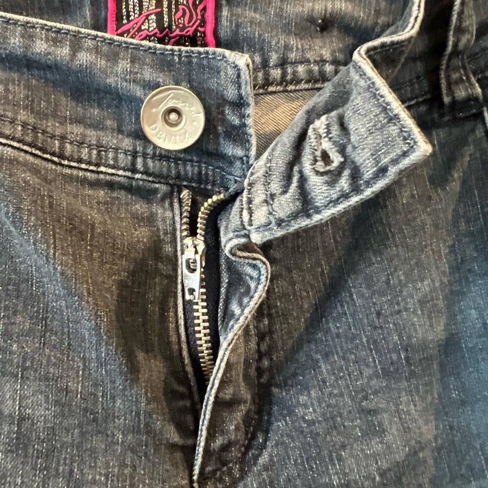 Torrid Boot Cut Jeans Women 22 Blue Contrast Stitching Vintage Tag Denim Plus