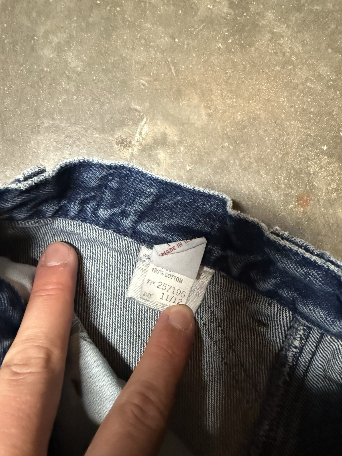 Rocky Mountain Rockies Vintage Blue High Rise Jeans Western Size 11/12 Fit 28×33