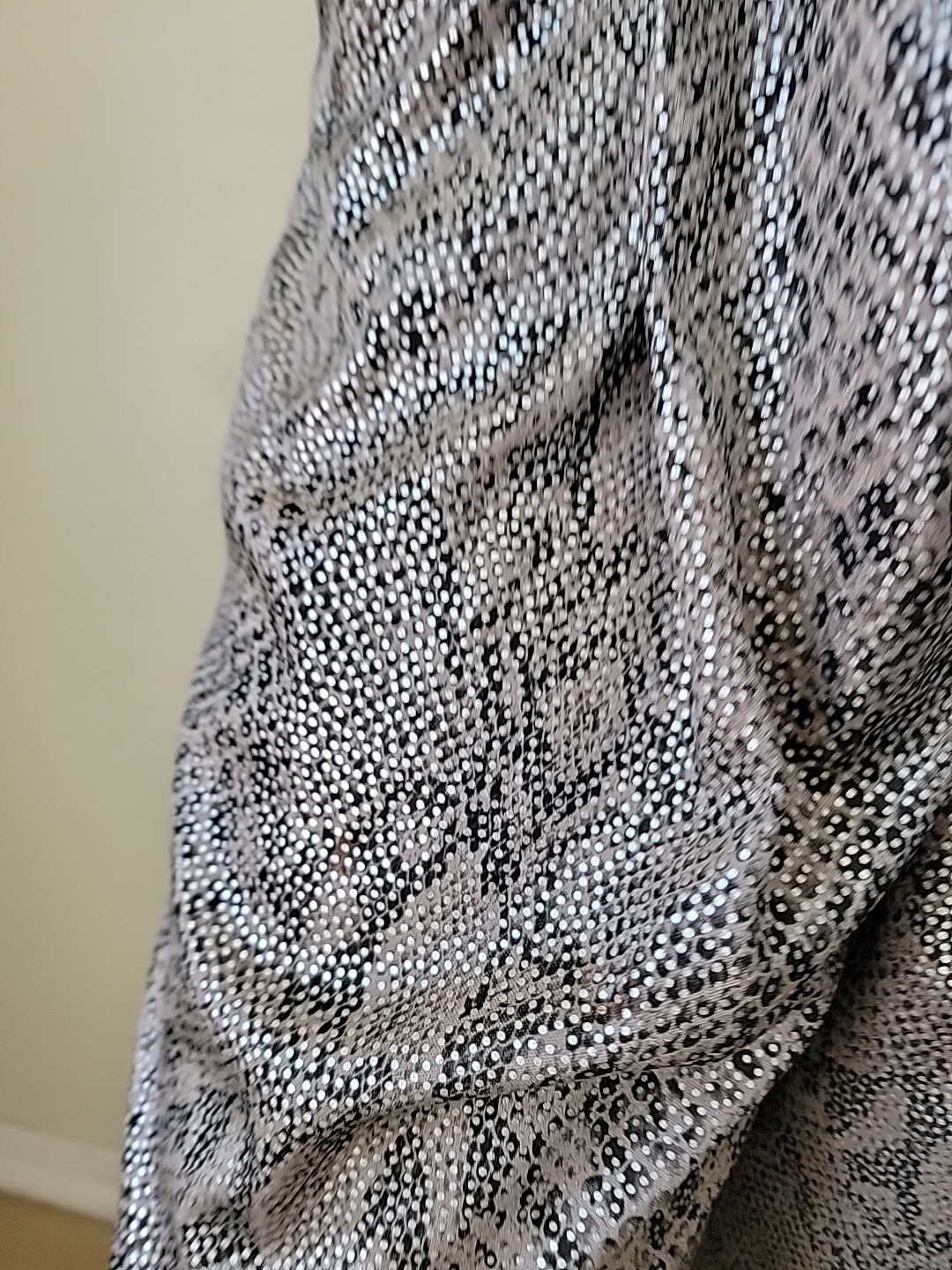 Vintage 80s Snakeskin Sparkle Jumpsuit With Bling Broche Rock Dissco Party 12?