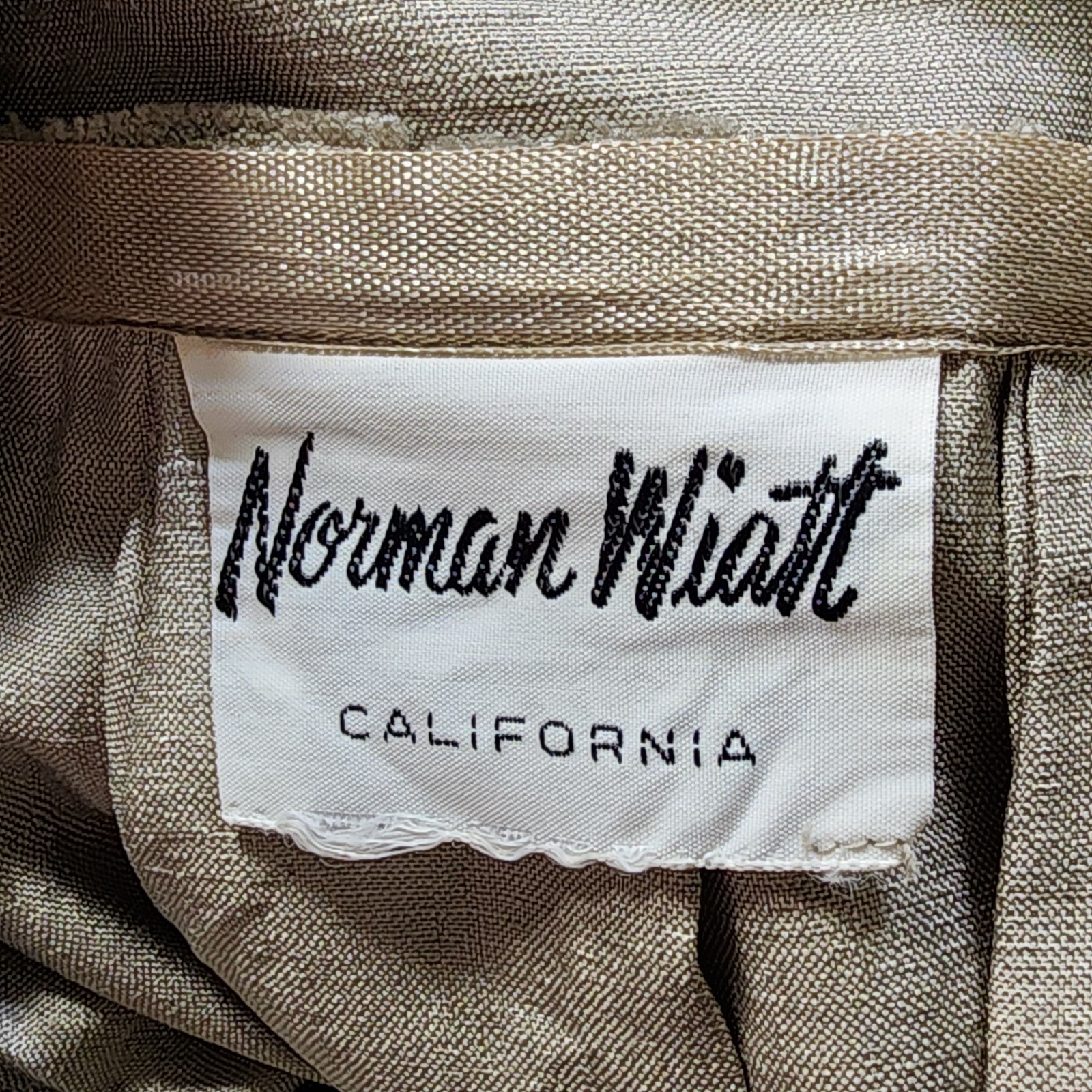 Vintage Norman Wiatt California 50’s Dress