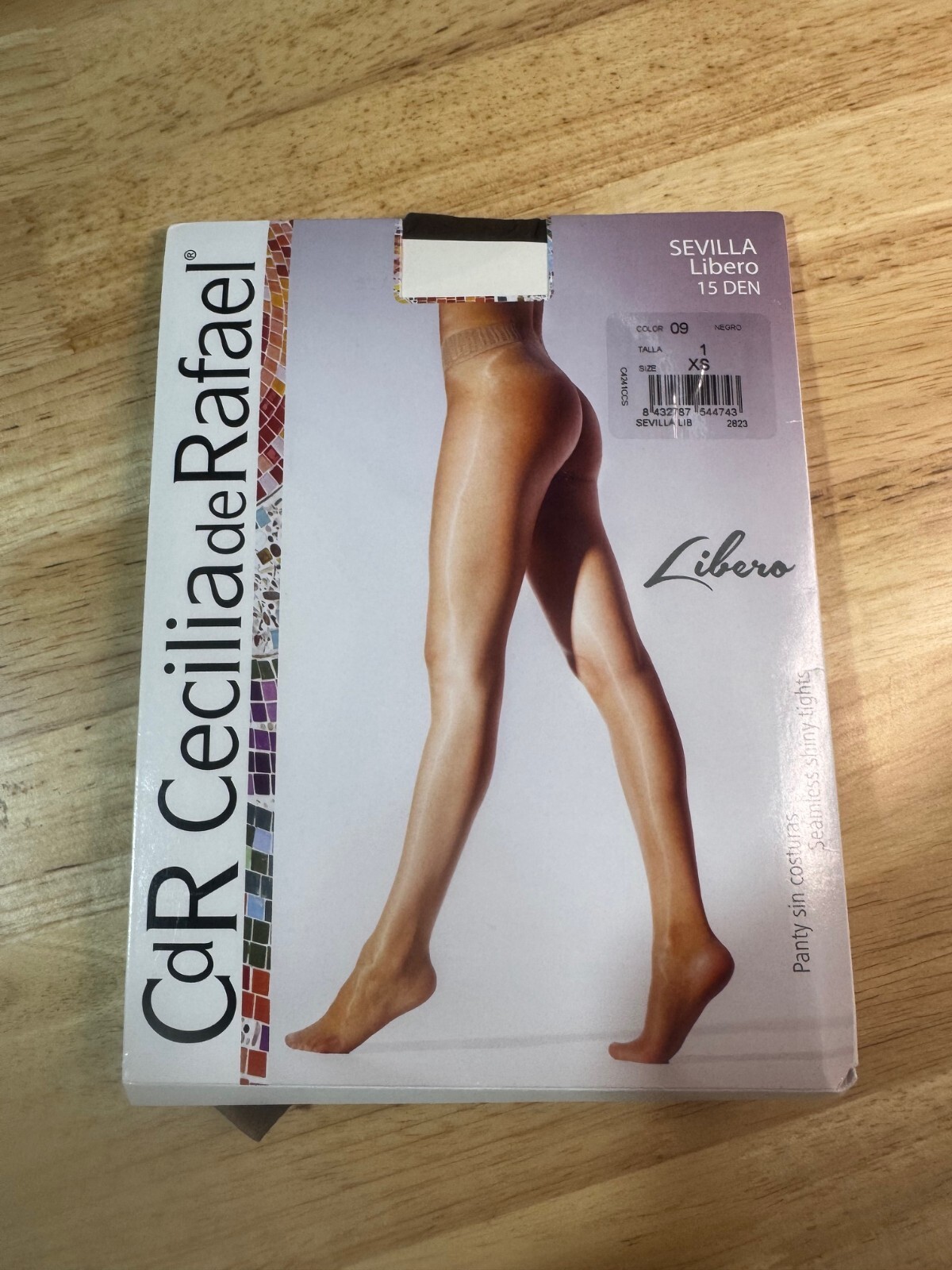 Cecilia de Rafael Sevilla 15D Glossy Sheer to Waist Pantyhose XS