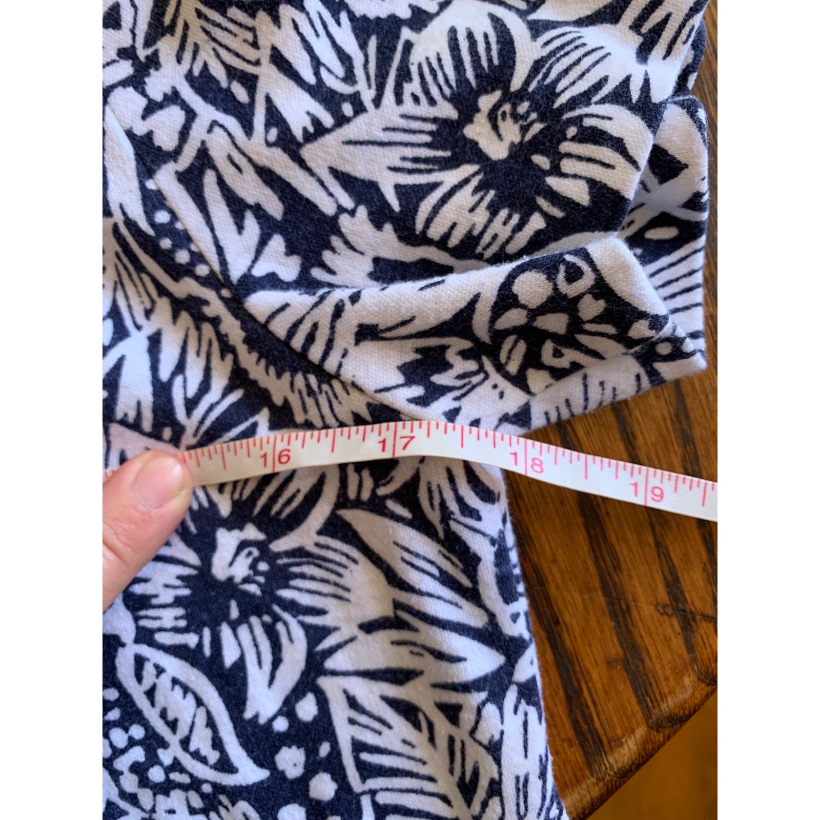 Virgo II Vintage 70s Floral Bird Print Midi Dress Blue White Union Made USA