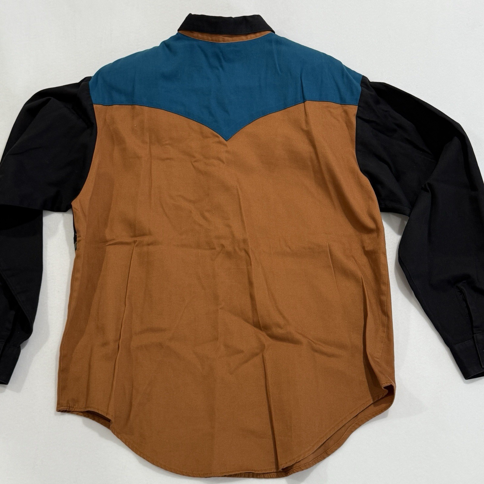 Panhandle Slim Ranchwear Western Pullover Long Sleeve Shirt Large Vtg RARE Y2K