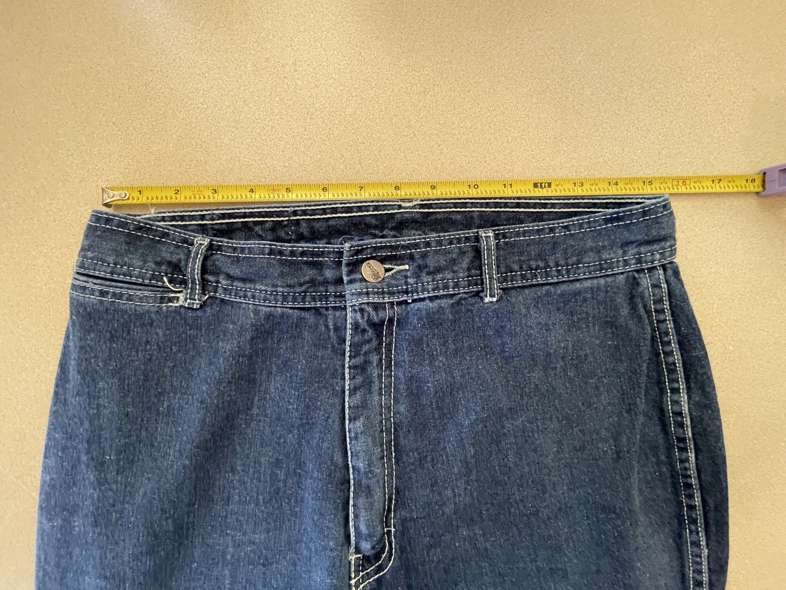 1970s Pegasus Jeans High Rise Flared 30” Waist Vintage Jeans