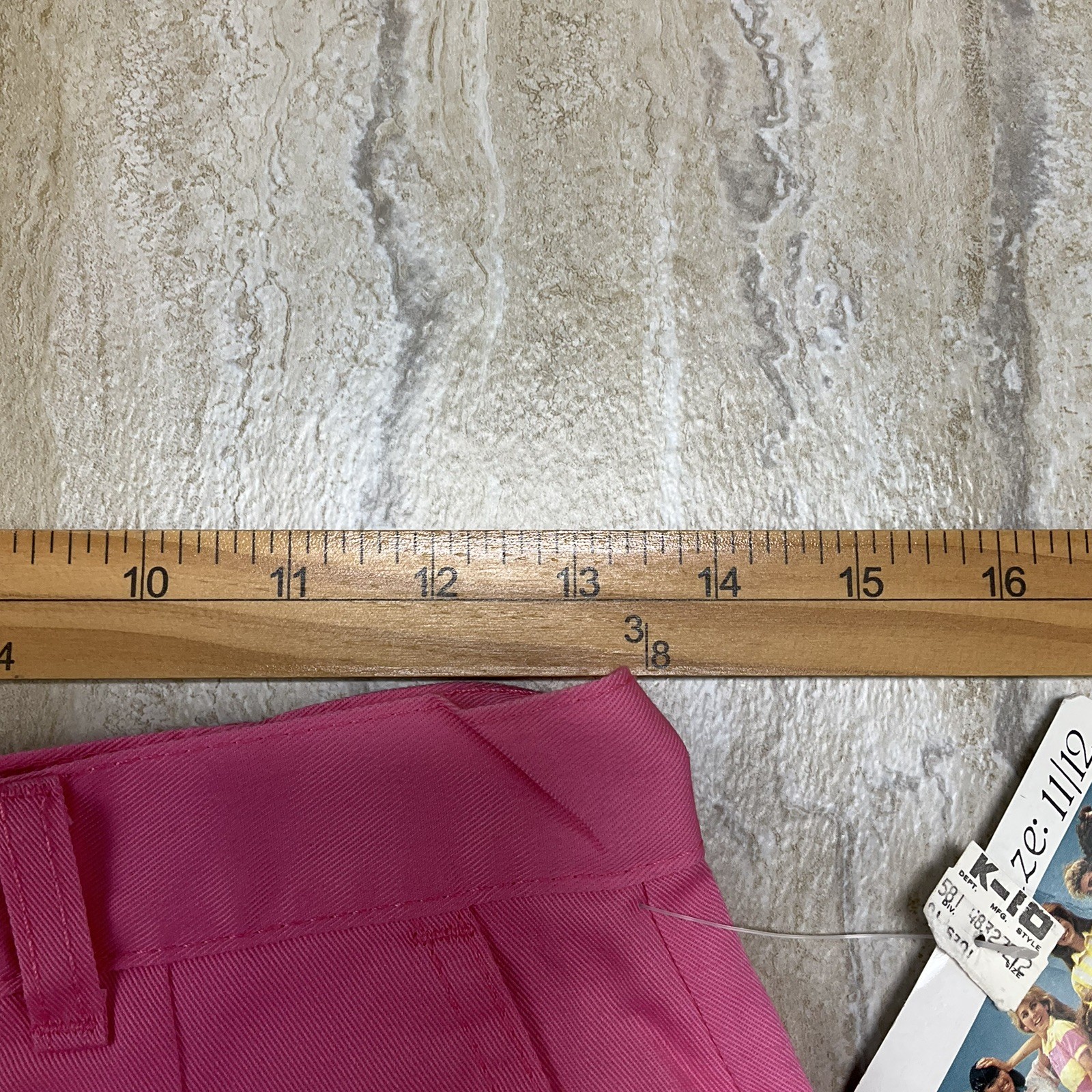Vintage Hunters Glen Size 11/12 Pink High Waist Pleated Shorts 80s