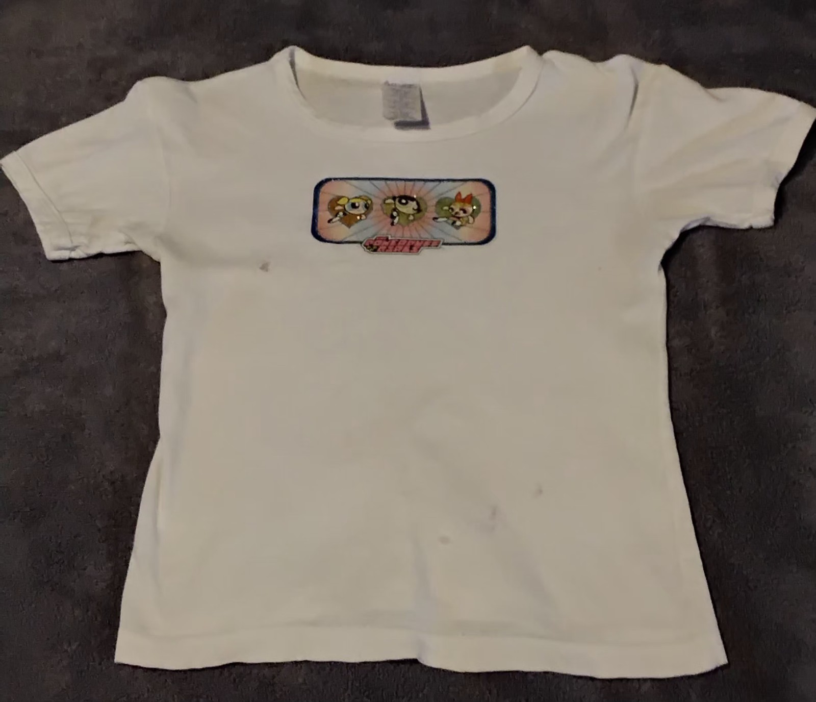 VINTAGE POWER PUFF GIRLS PRE LOVED T-SHIRT SIZE SMALL ON PAPER CHANGES TAG 👇👀