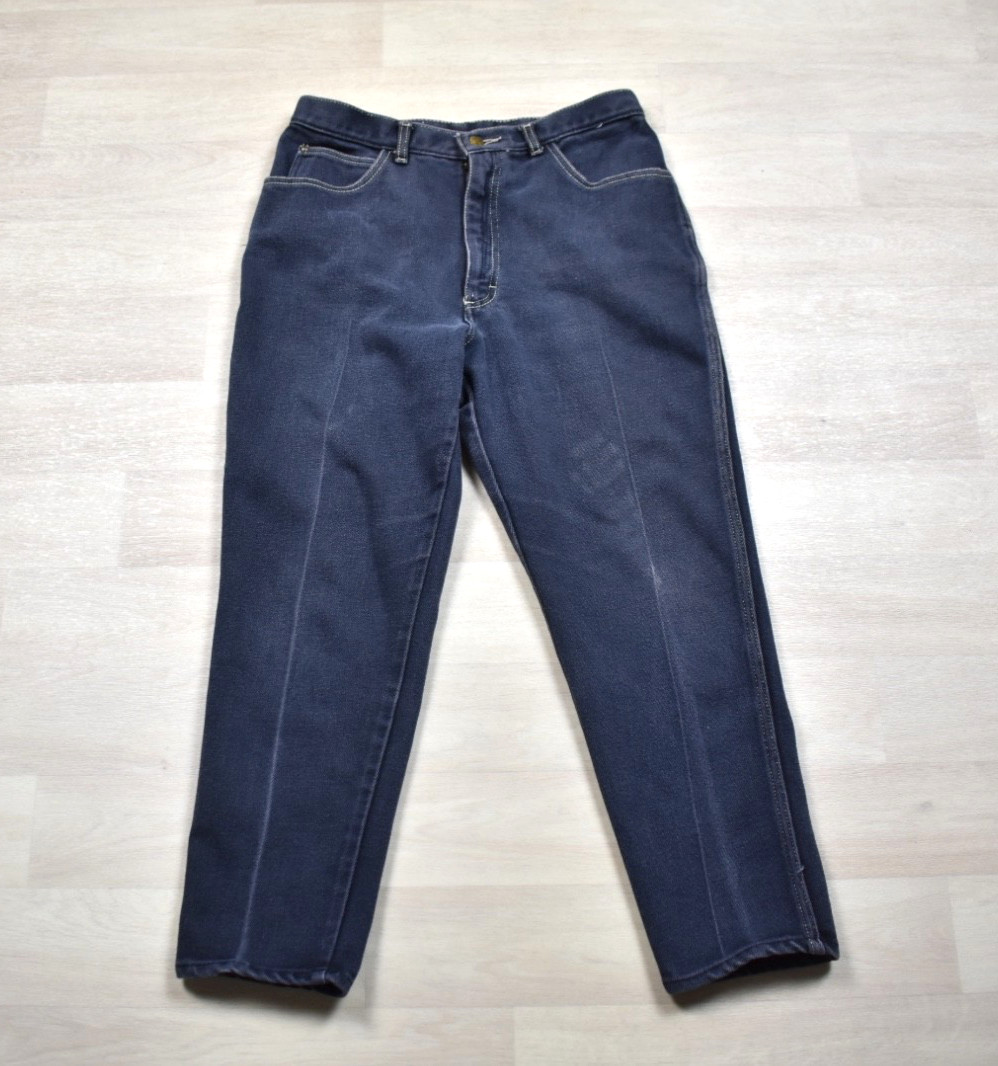 80s Gitano Womens High Rise Mom Jeans Tapered 30″ Waist Short Inseam VTG