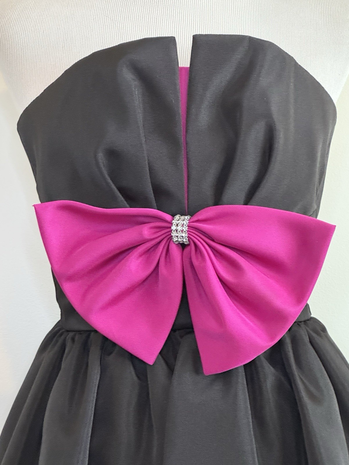 Huey Waltzer Darcy Vintage 80s Designer Cocktail Party Dress Prom Formal XS S