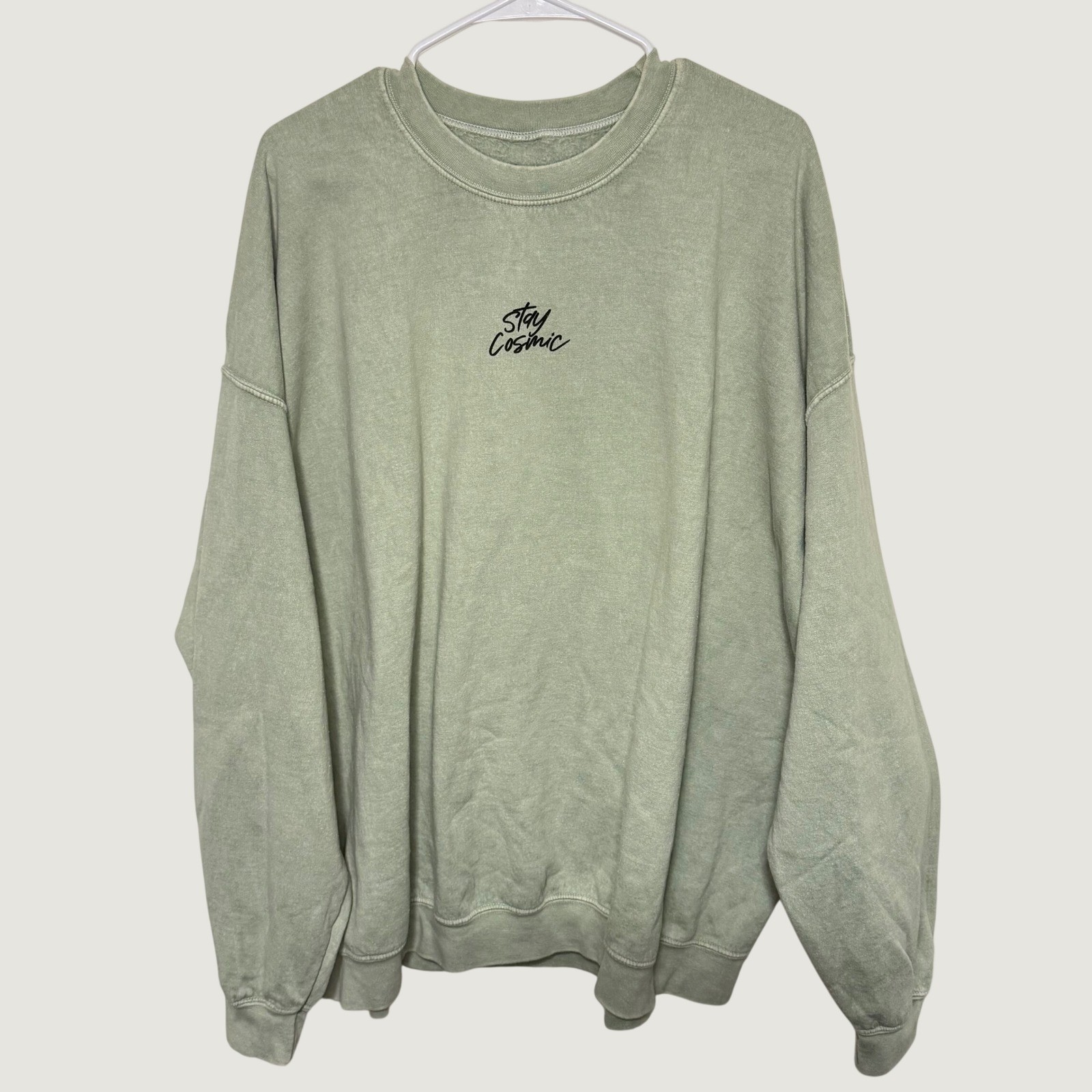 Michael Vlamis Gone Too Soon Green Crewneck Sweatshirt 4XL Rare Roswell Unisex