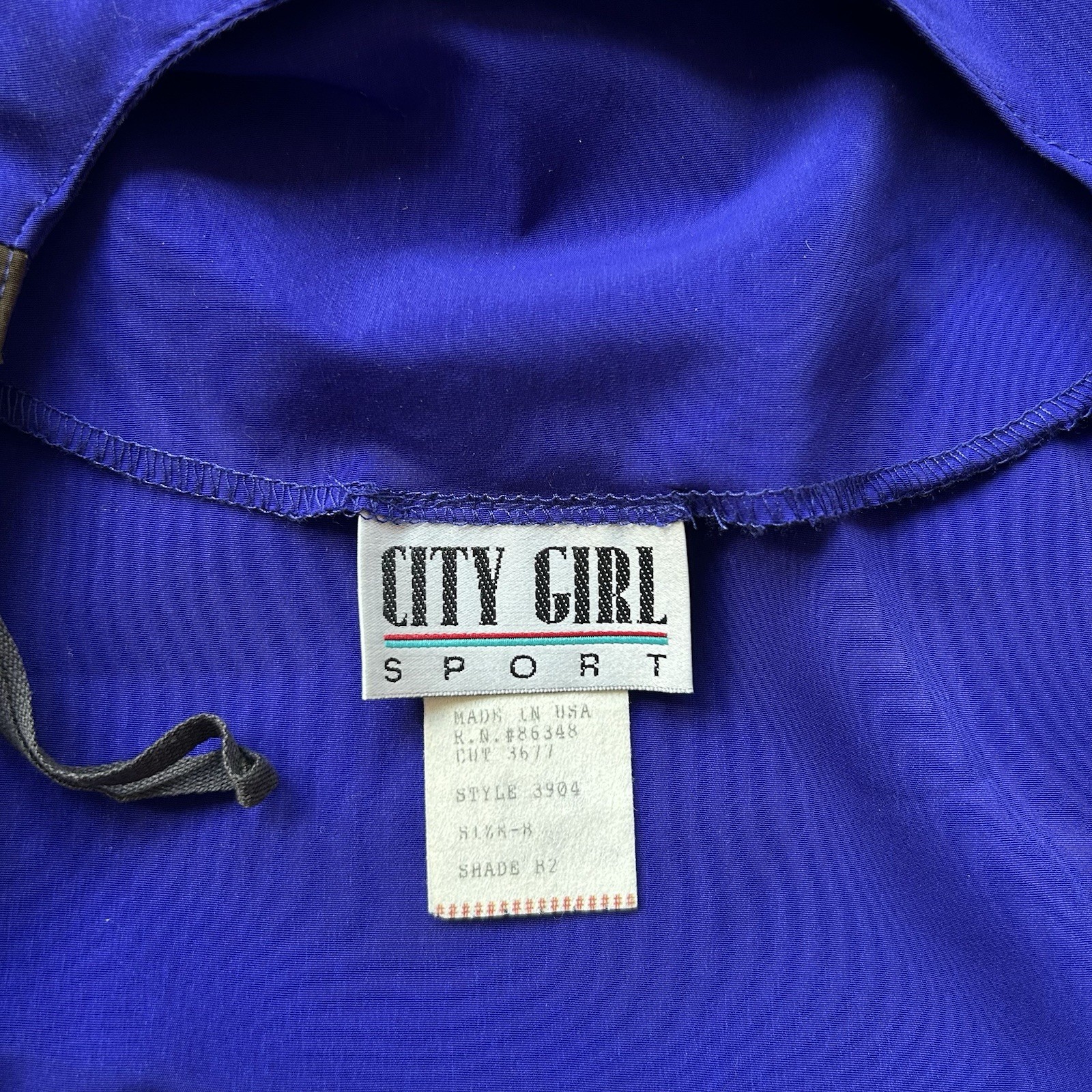 Vintage 80s City Girl 3 Piece Suit Embroidered Patchwork Jacket Blouse Pants M