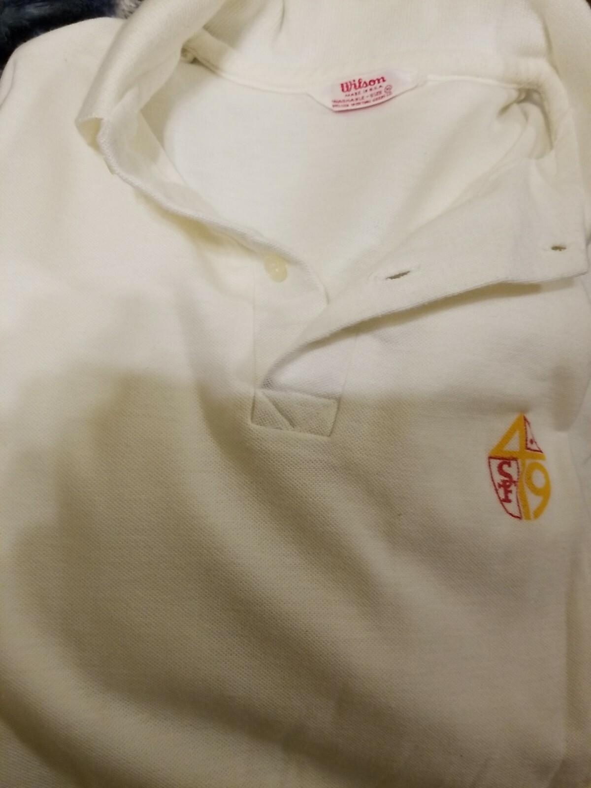 Vintage coach issue shirt with 49er logo