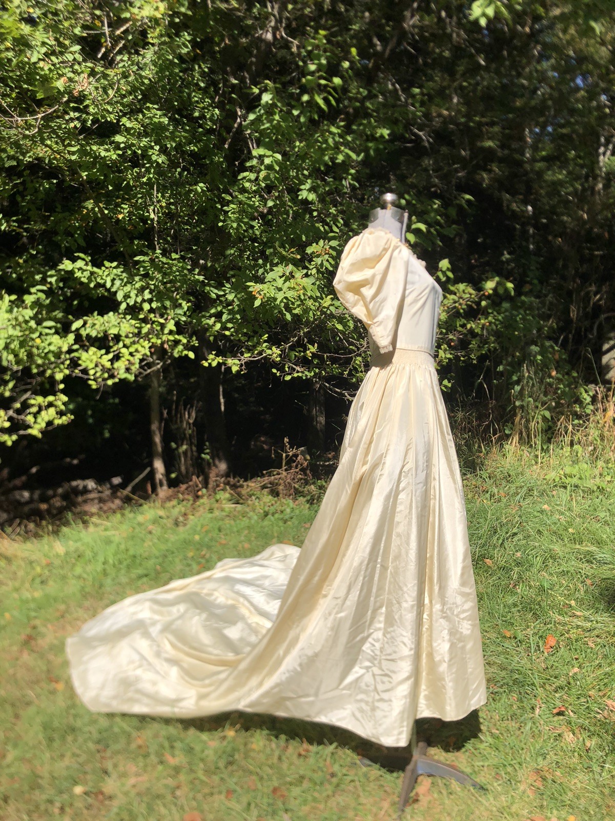 Vintage 1930’s Very Sweet Simple Wedding Gown Dress 34-26-60