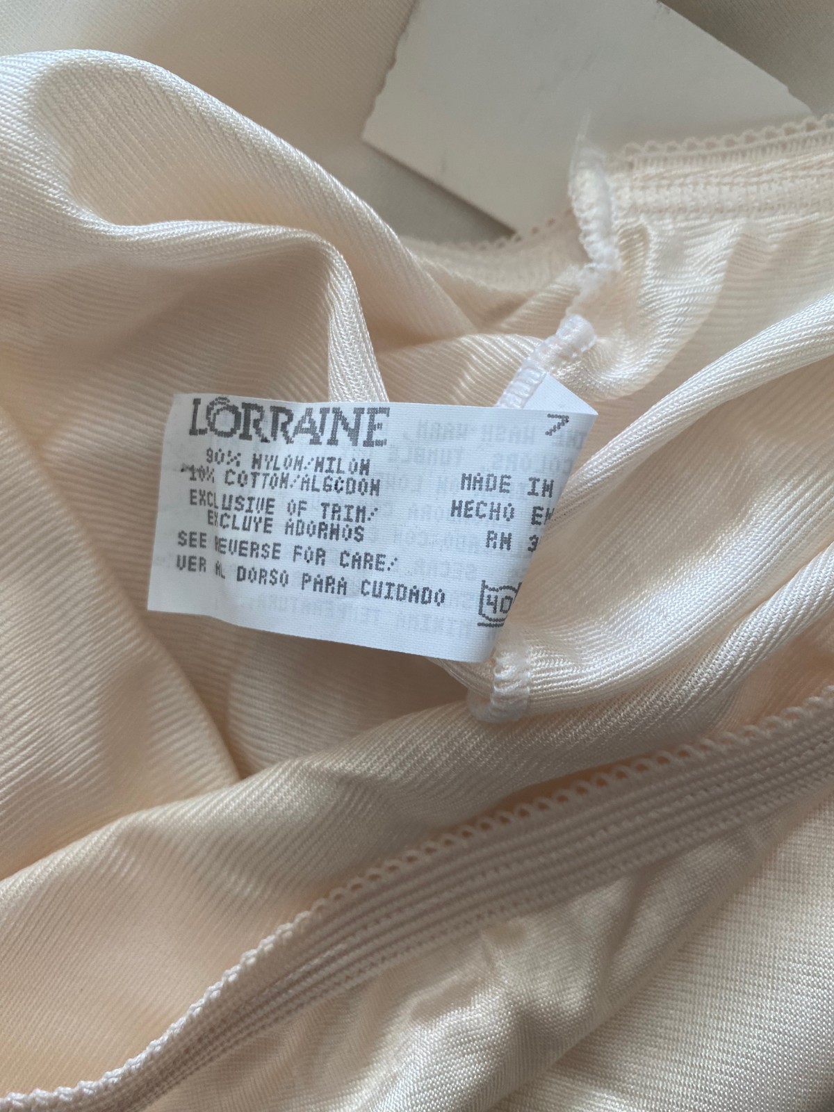 New Vintage Lorraine Nylon Mushroom Gusset Granny Panties Size 7
