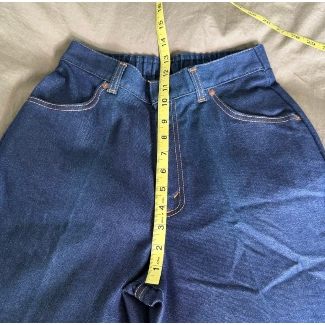 Levis High Waist Jeans Womens 10 25 27 X 32 Vtg White Tab Blue Tapered Mom Denim
