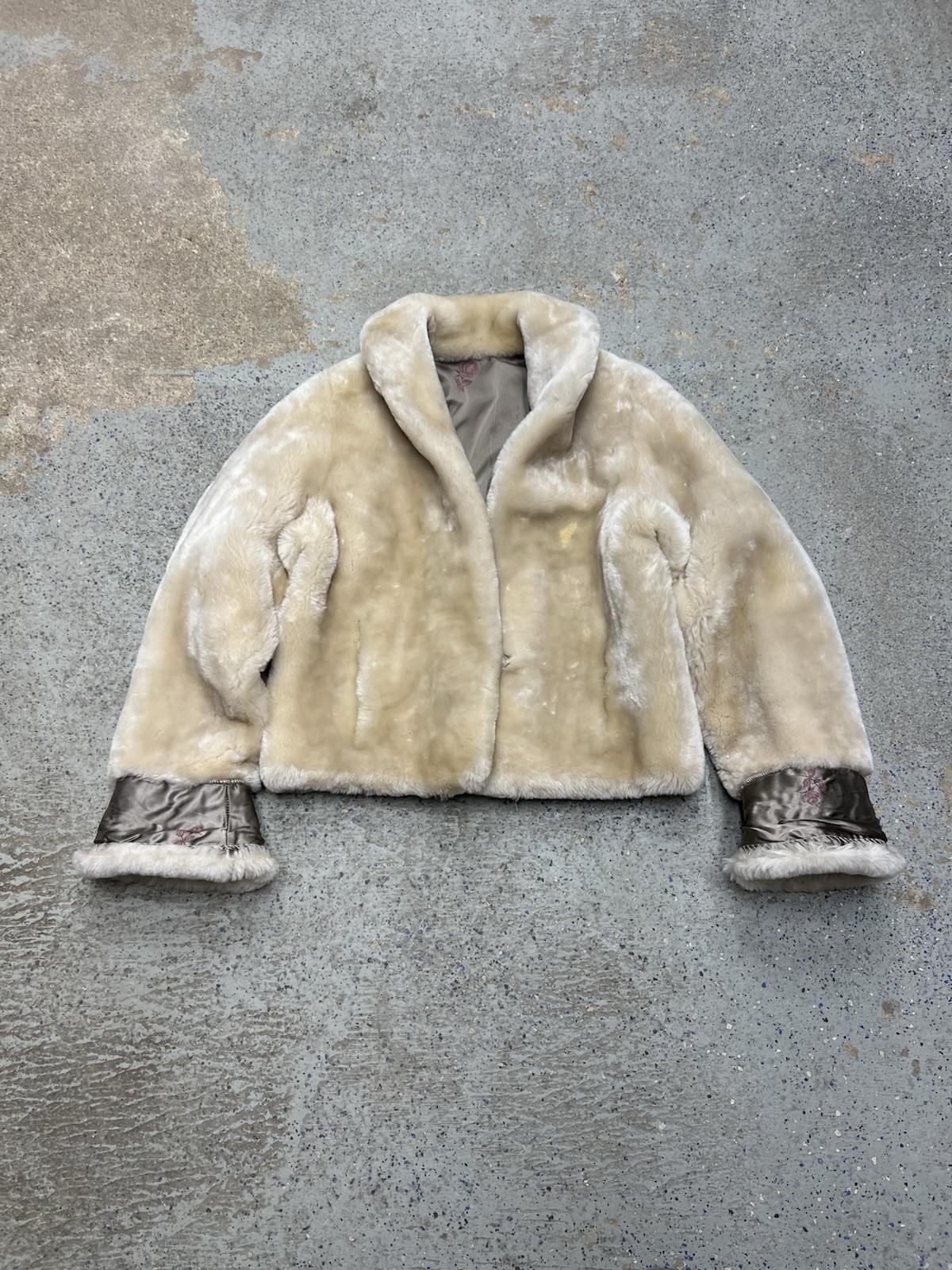 VTG 1960s-70s Shearling High Quality Lambs Fur Jacket