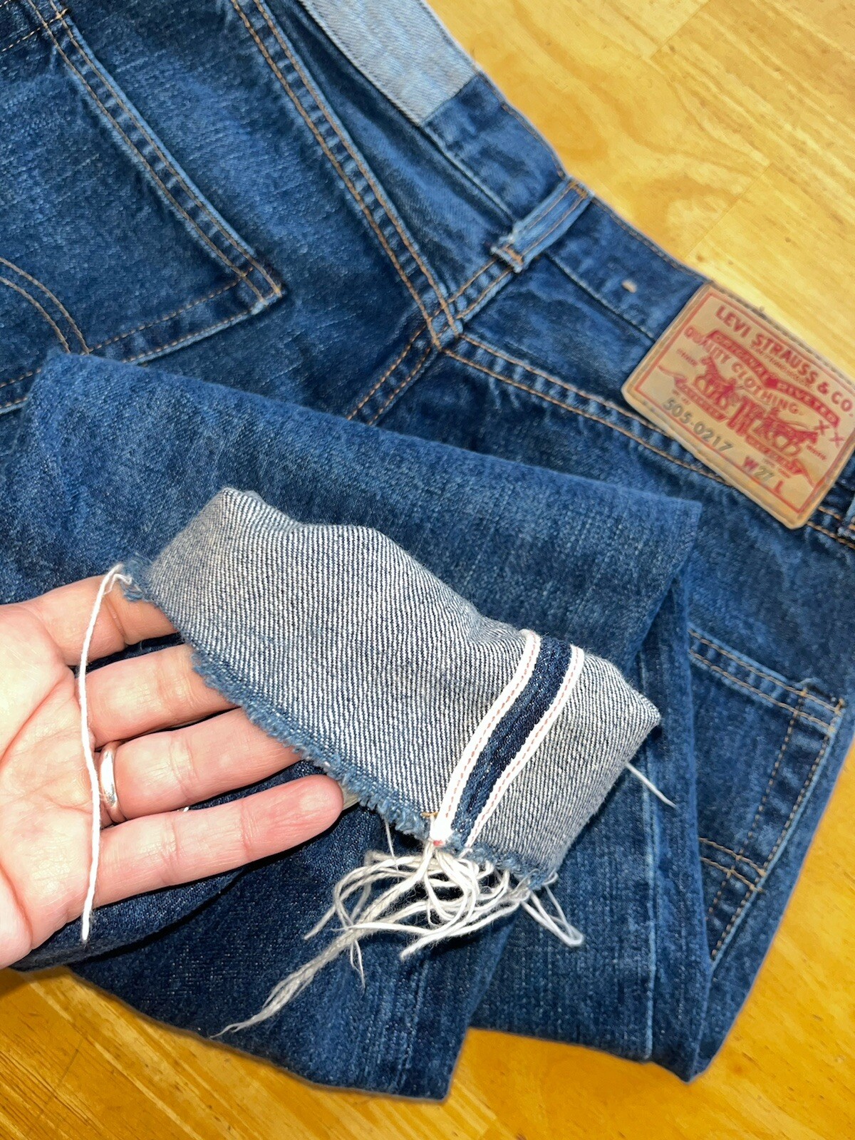 Levi’s Vintage Clothing Line LVC Selvedge BIG E 505-0217 Talon 42 Zip Jeans-27