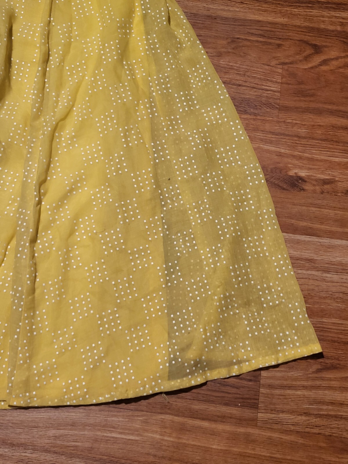 VTG 1970s SABA OF CALIFORNIA SIZE 12 BOHO HIPPIE PRAIRIE DRESS Pleated Flowy