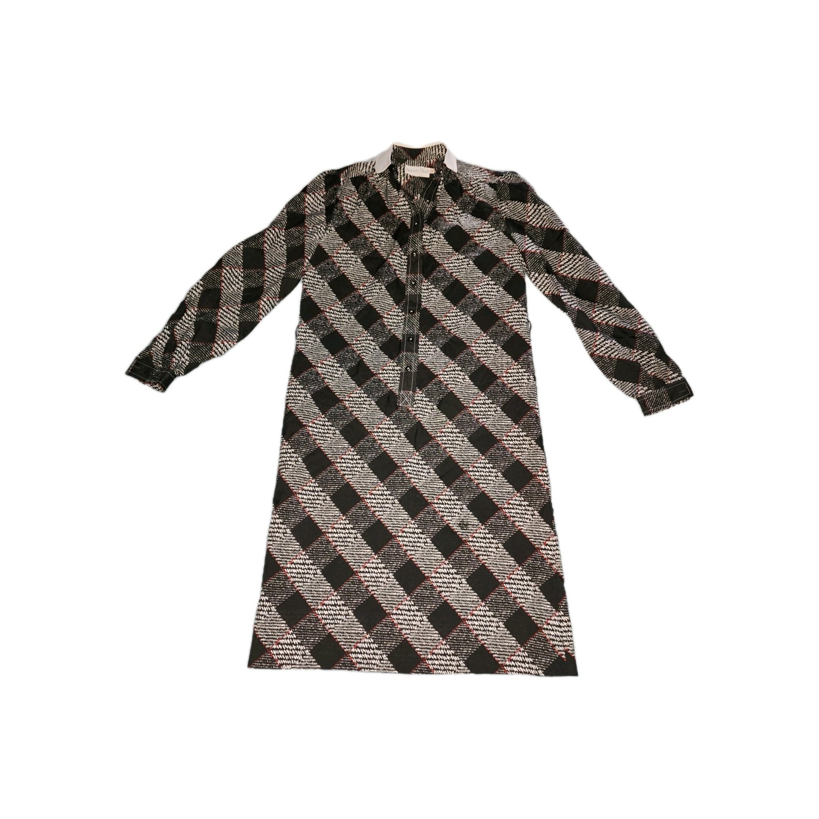Vintage 1970s Schrader Sport New York Size 6 Collar Neck Secretary Librarian