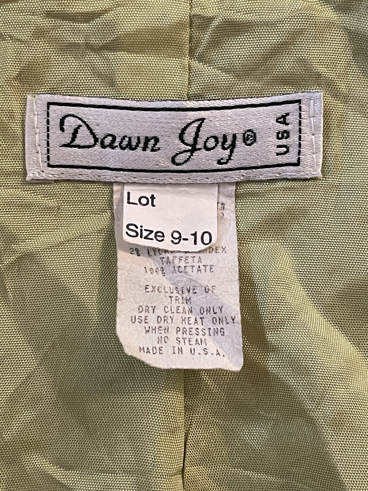 Dawn Joy Vintage Dainty Girly (M) 9/10 Two Piece Polka Dot Dress & Jacket USA