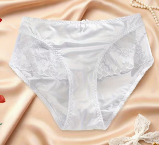 Glossy Wet Look Satin Bikini Brief Panties LOT of 4 XL