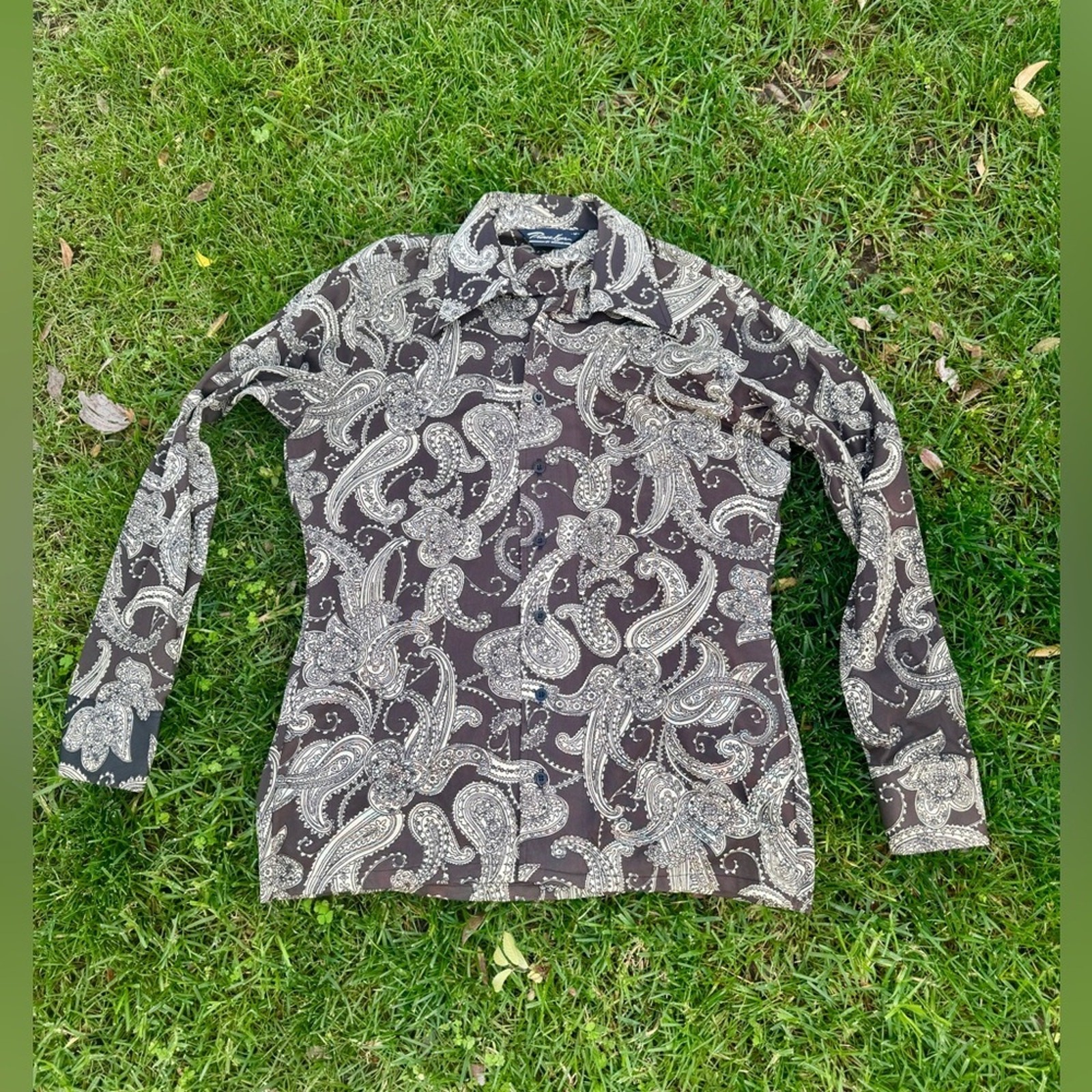 70s Vintage Unisex Paisley Disco Shirt