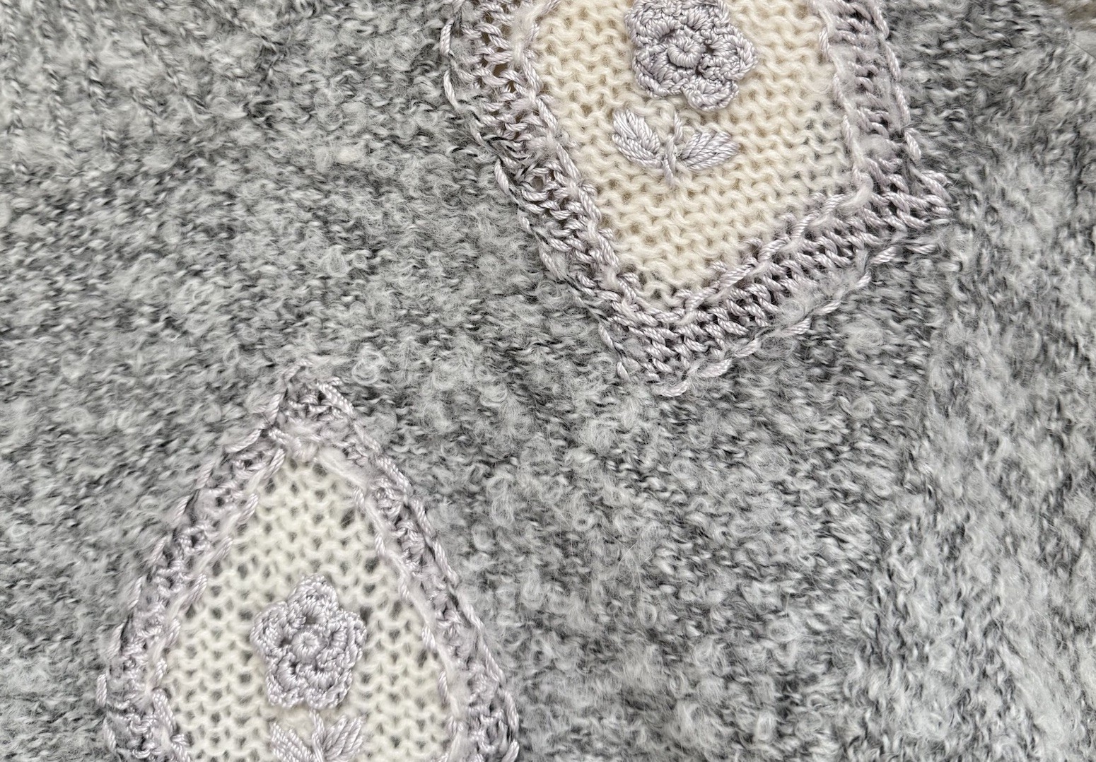 Vintage 80s Knit Pullover Sweater Womens Medium Coastal Grandma Pastel Feminine