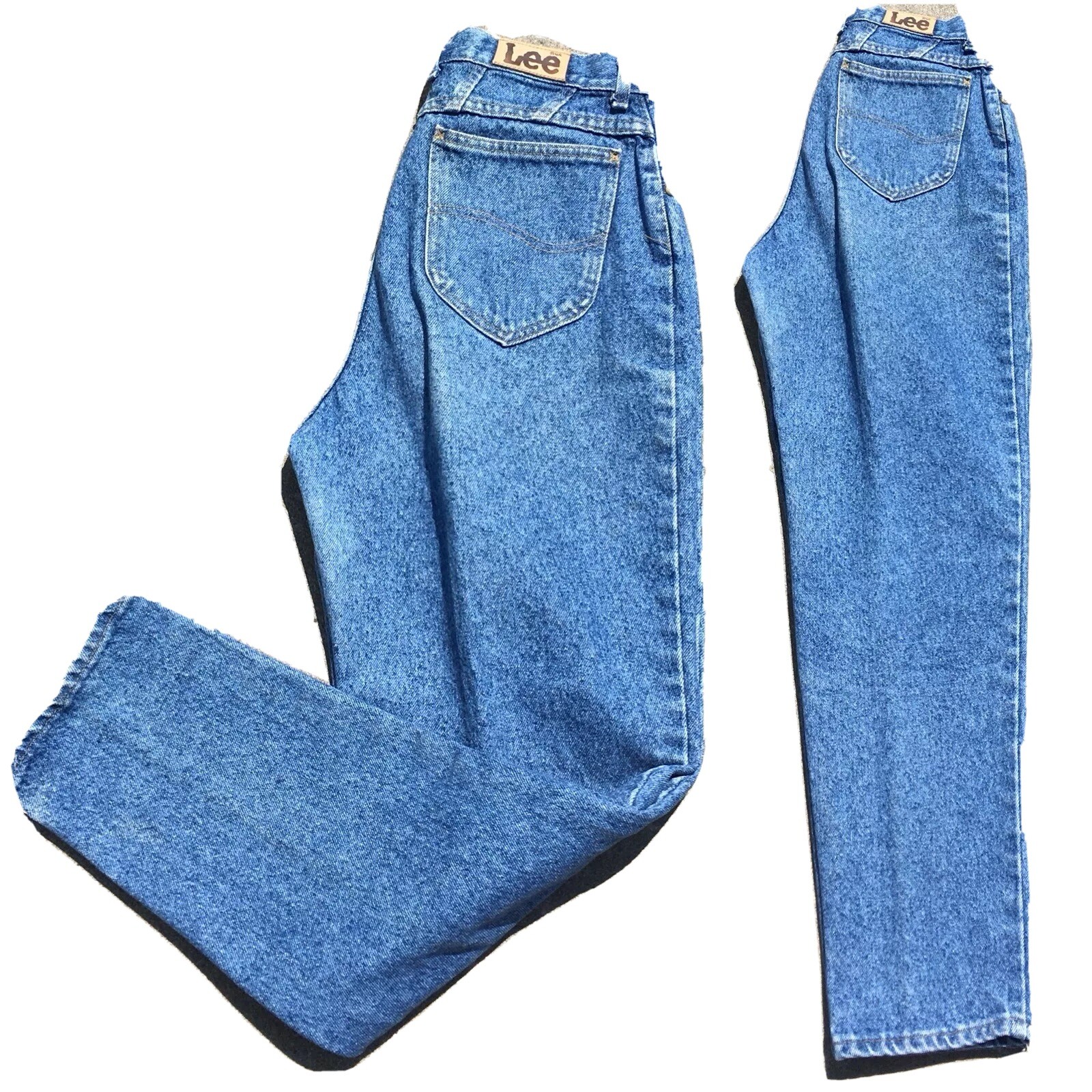Vintage Lee Jeans High Waist Tapered Leg 12 M 29” Waist Union Made USA Mom Jeans