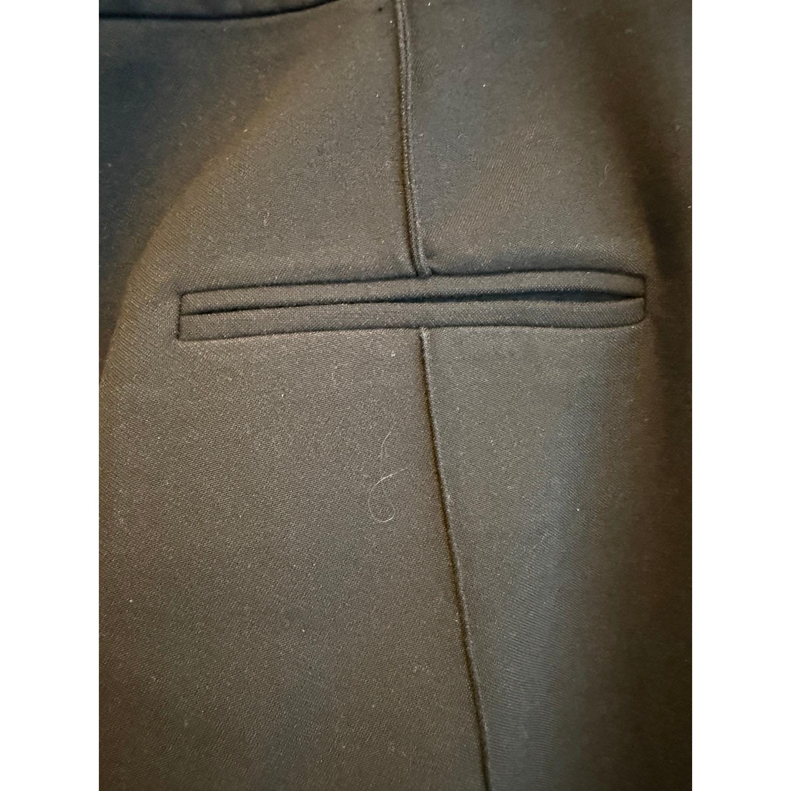 Burberry Black Flare Leg Trousers US 10 UK 12 Classic Vintage Old Money