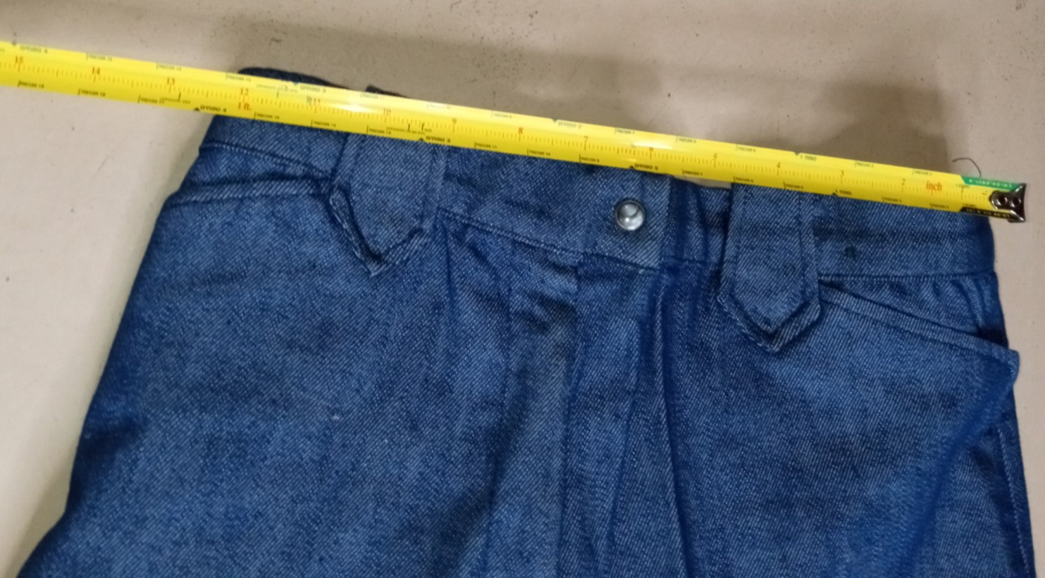 Vintage 50s 60s H Bar C Ranchwear Womens Blue High Rise Western Pants Zip USA