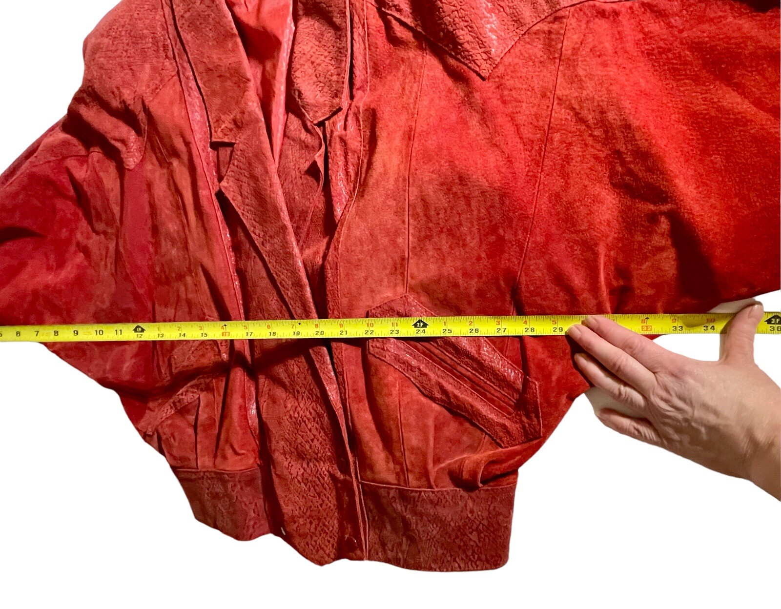 Vintage G-III Leather Fashions Red Lined Leather Jacket EUC 80’s 90’s