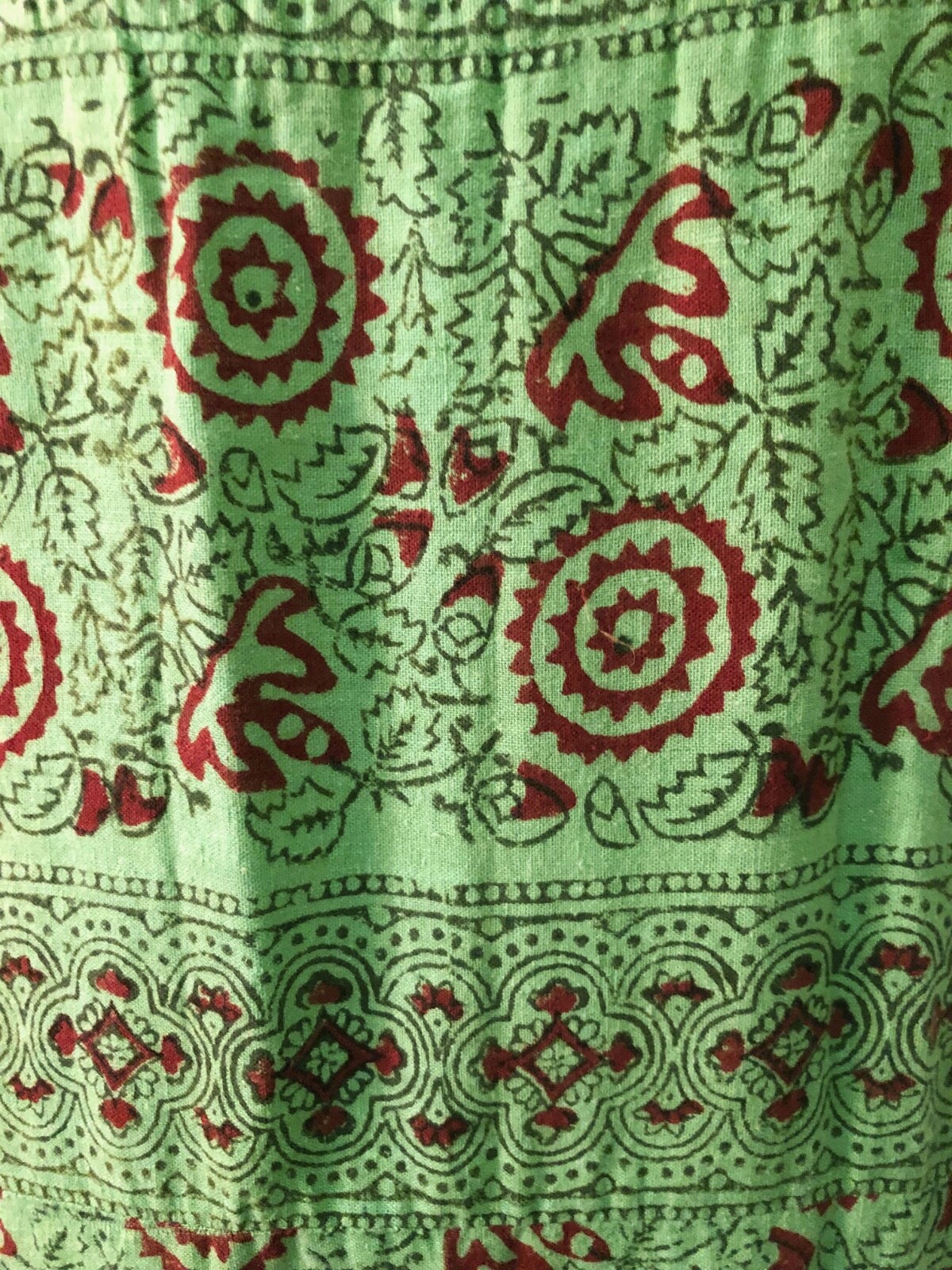 Vintage 1970s India Imports of Rhode Island Maxi Dress Empire Waist Maxi dress L
