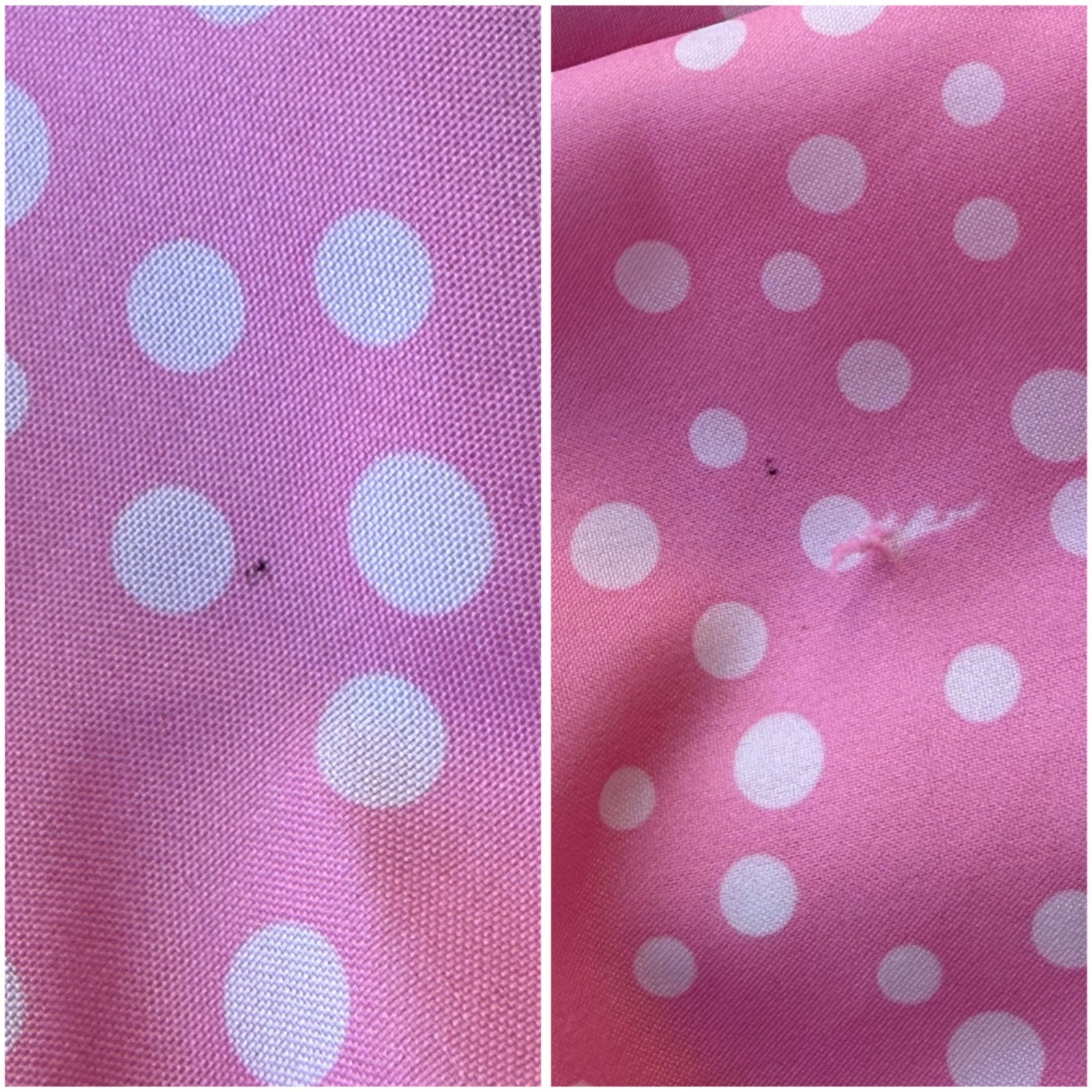 Vintage 70s Pink Polka Dot Pussy-Bow Blouse