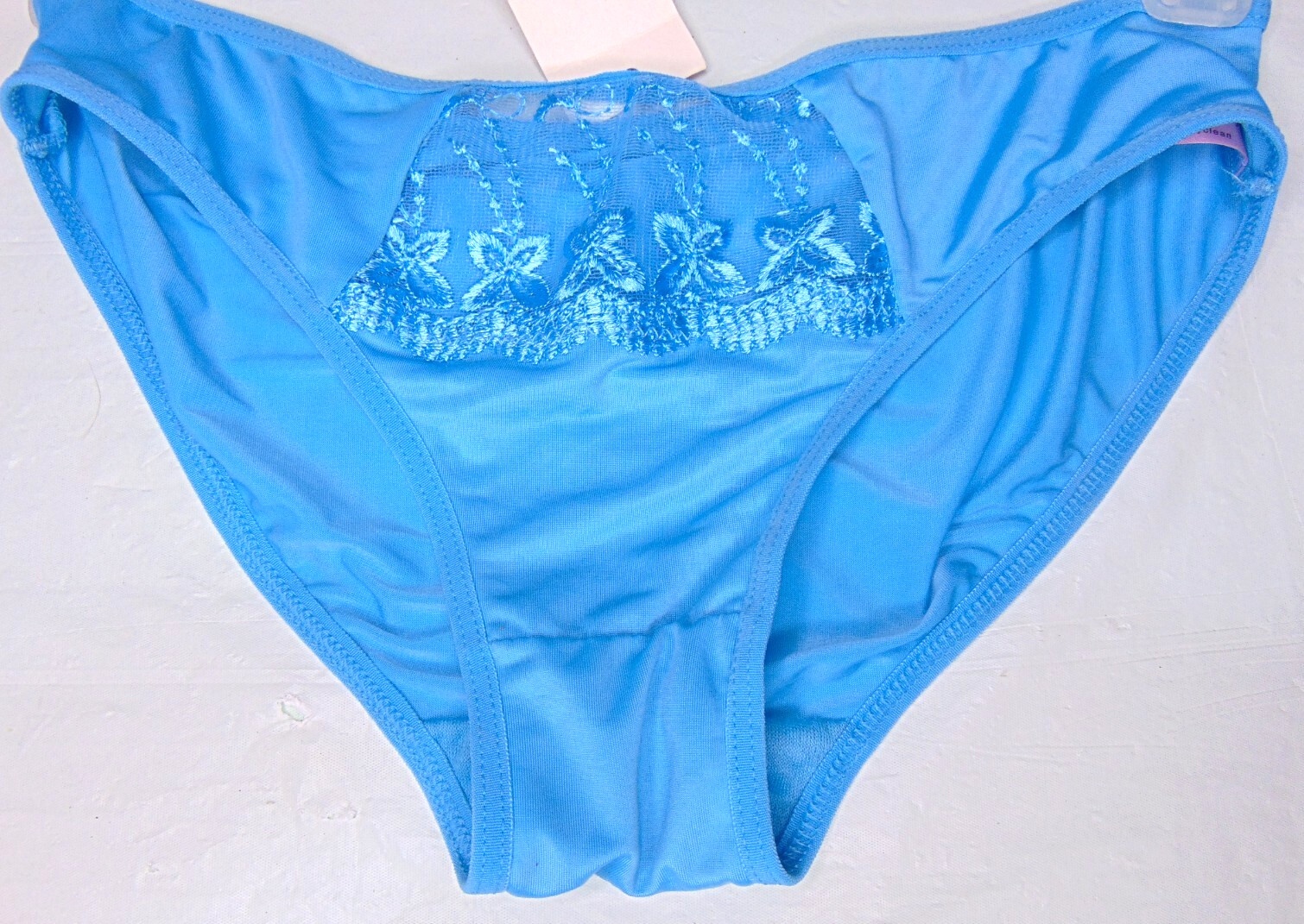 Blue PARIS PINK PANTY Small/Medium. Polyester spandex NEW with tags