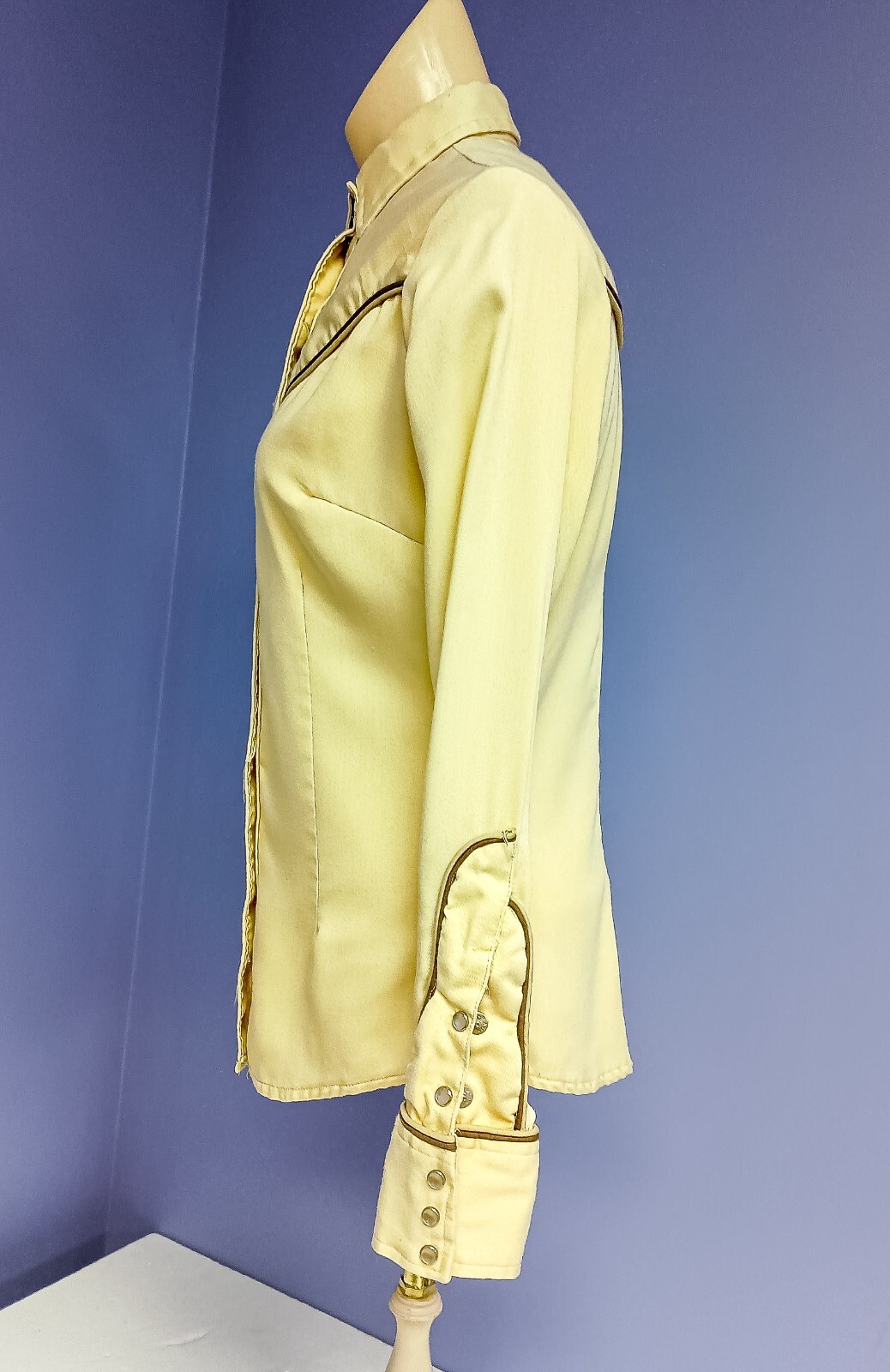 Western Cowgirl Outfit 3Pc Vtg 60’s-70’s Br/Tan Fringed Pant Shirt & Jacket SM