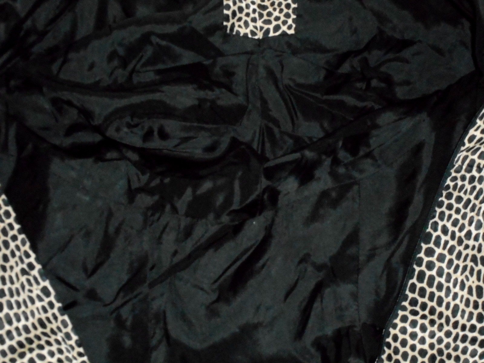 VinTage Couture Vicky Tiel Paris Silk Blouse Peplem Black White XS m/i France