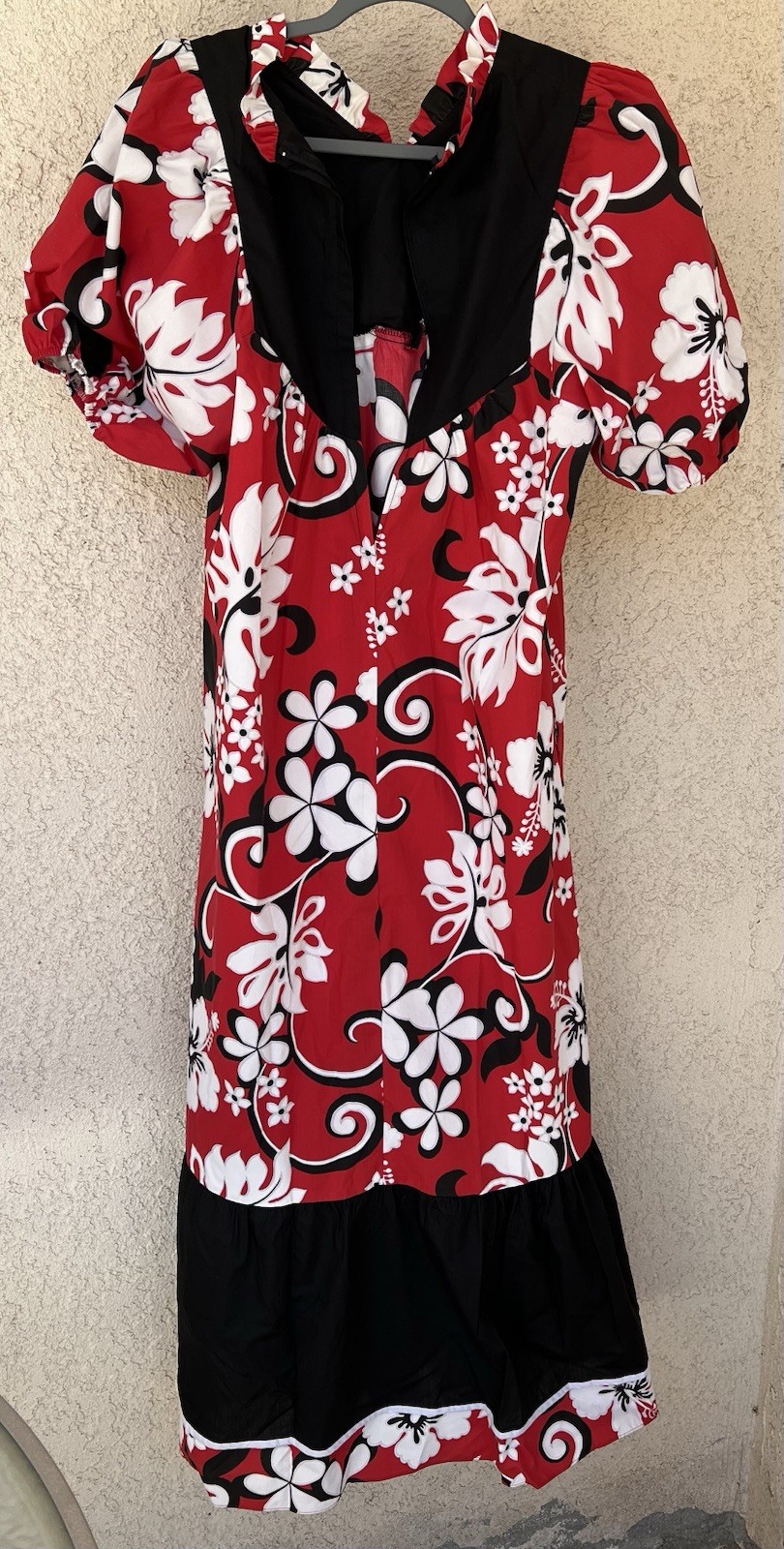 Carol Bennett Hawaii Muu Muu Inspired Dress Hawaiian Tiki Aloha L Vintage