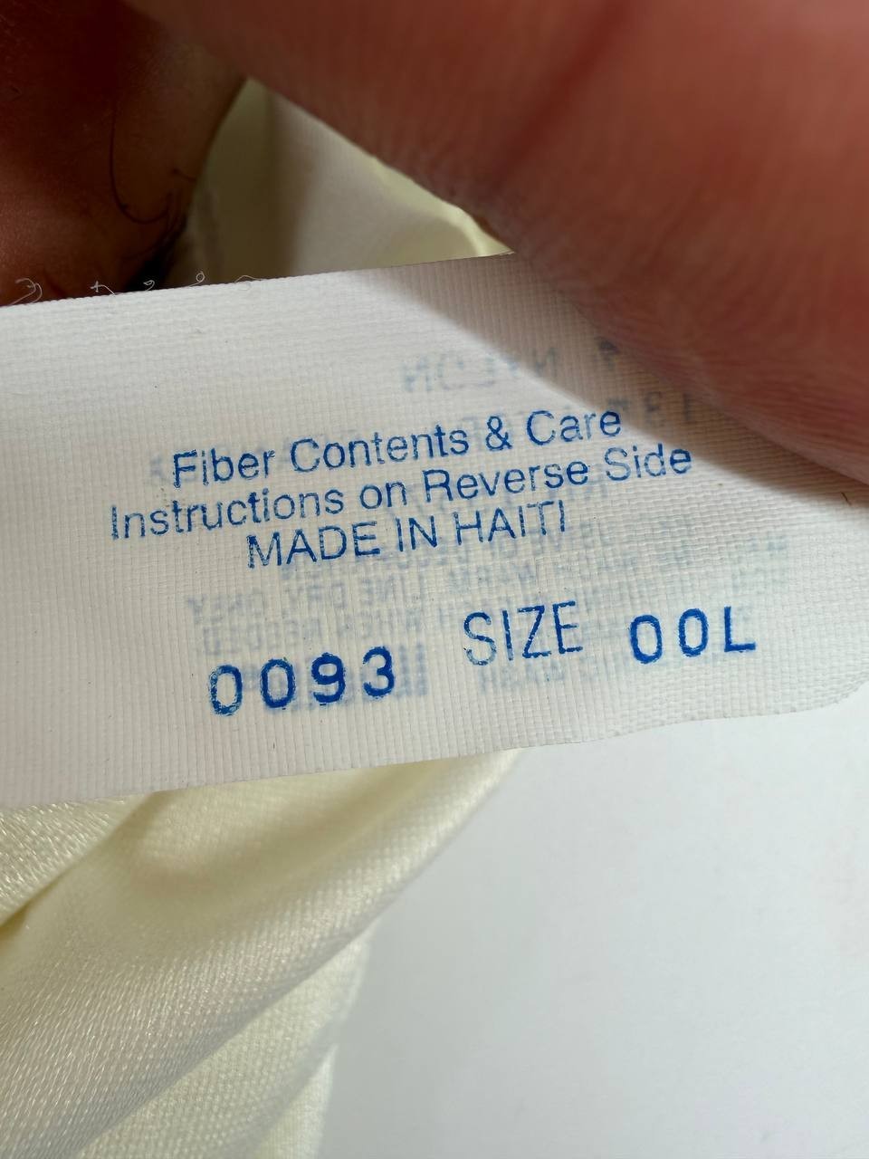 Vintage Woolite Silky Hi Cut Brief Panties Ivory Nylon Lycra Size 00L USA