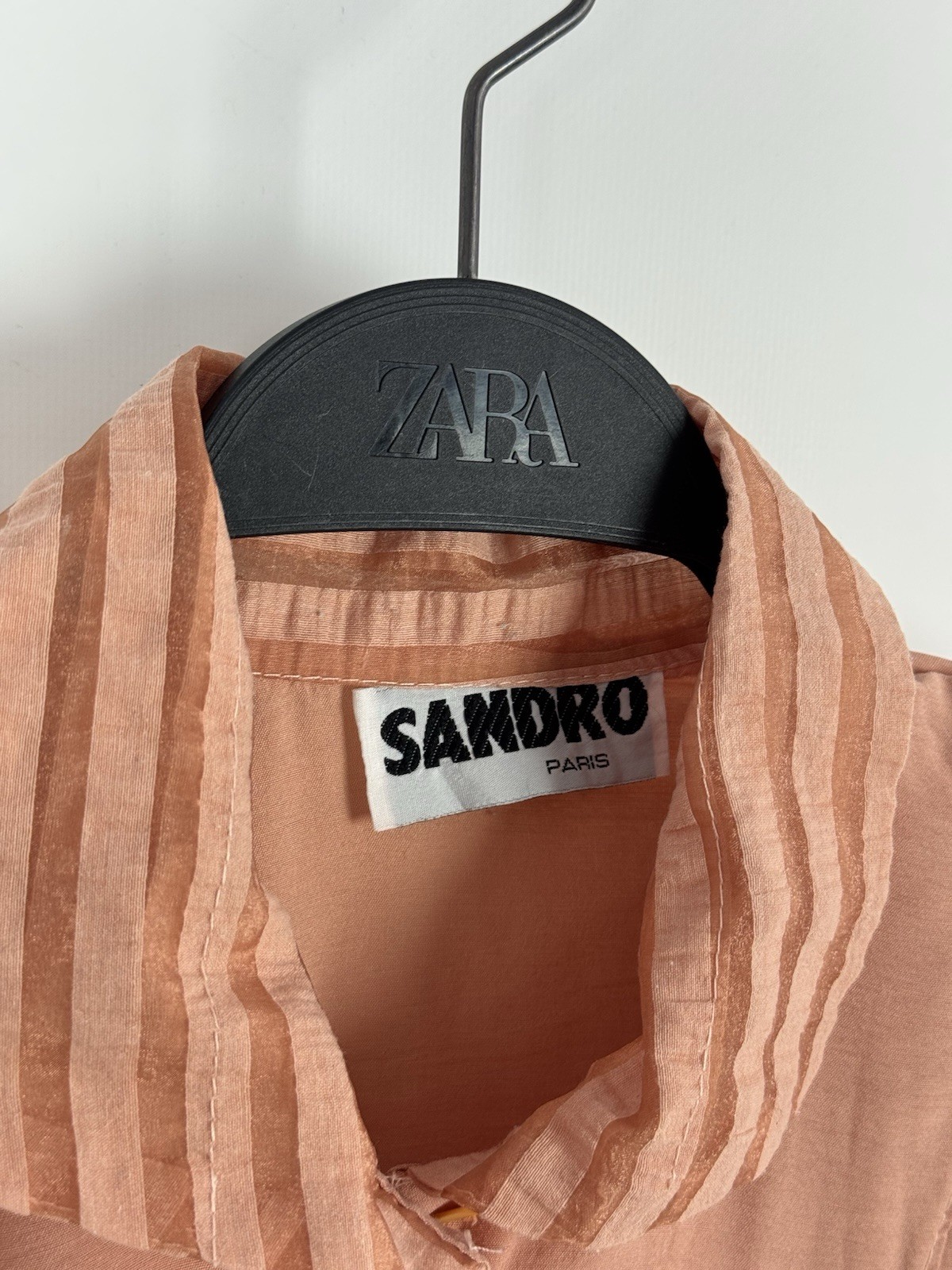 70-80’s Vintage Rare Sandro Paris Chest Pockets Blouse