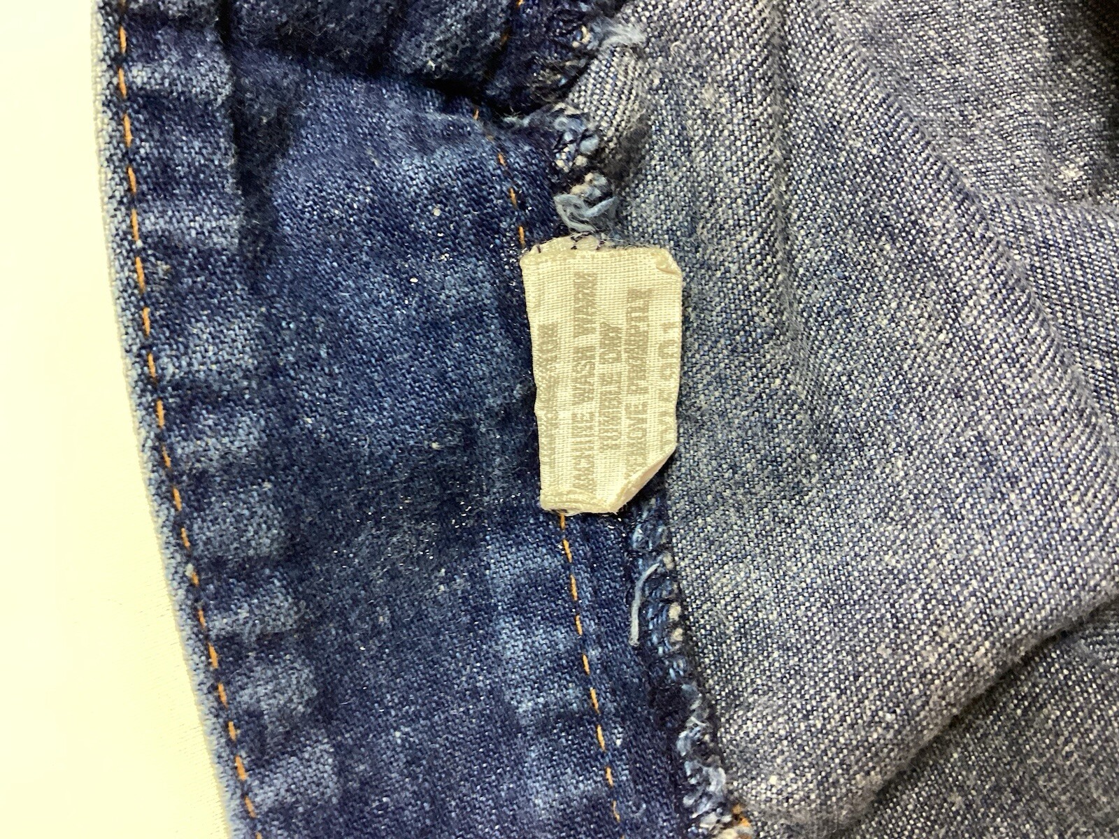 Vtg 70’s Rag City Blues Los Angeles Flare Jeans Zipper Front Sz 27 (22×32)