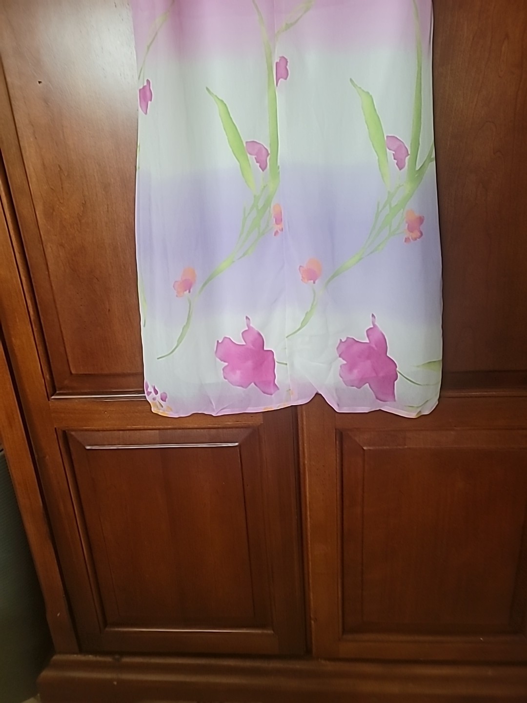 Soda Blu Sheer Flora Print Sheat Sleeveless Dress SZ S