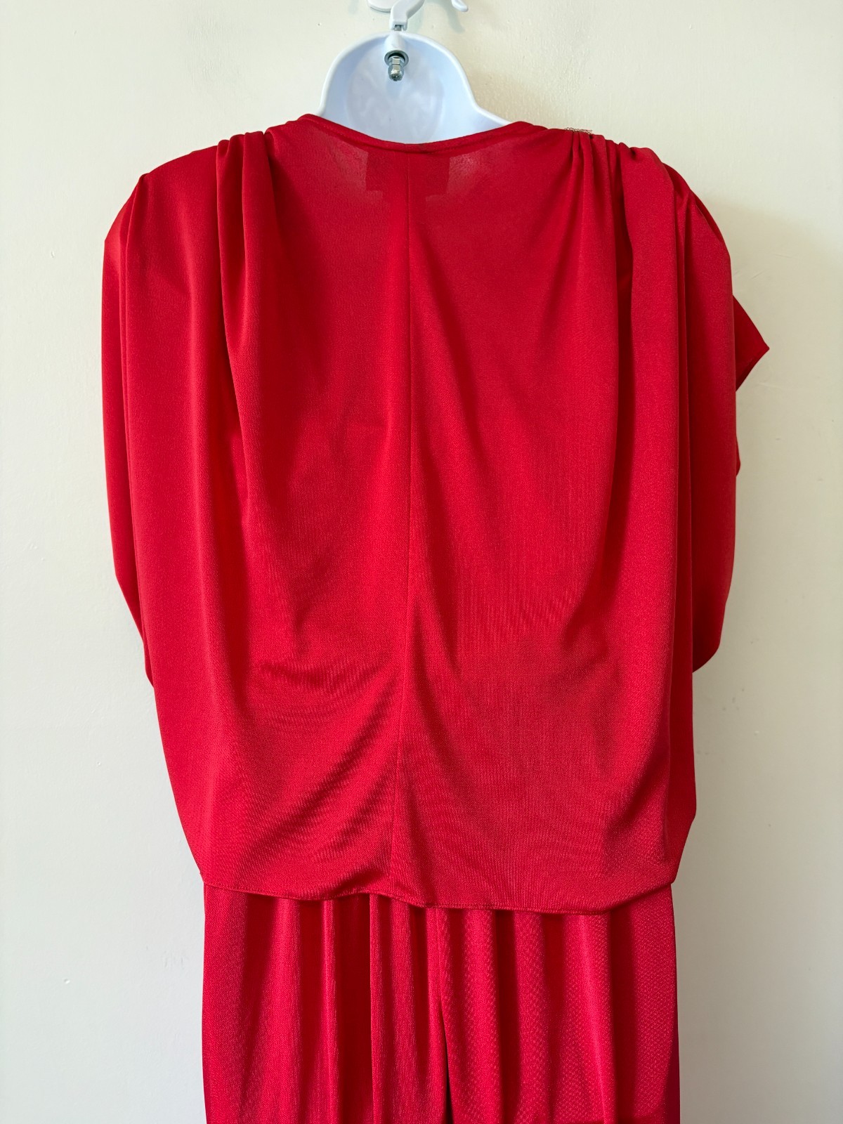 Vintage Night Visionz California 3pc Red Jumpsuit Jacket Purse Size 9/10 Small