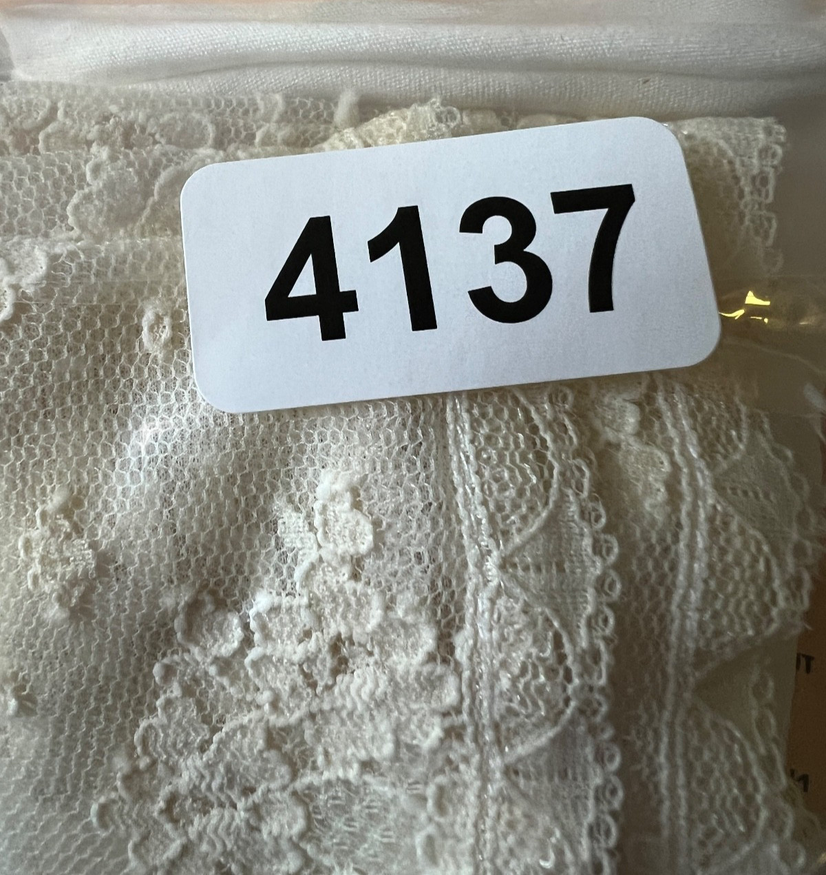 Vintage Corhan Half Slip Womens Medium Ivory 7707 Polyester Lace 22″ NEW