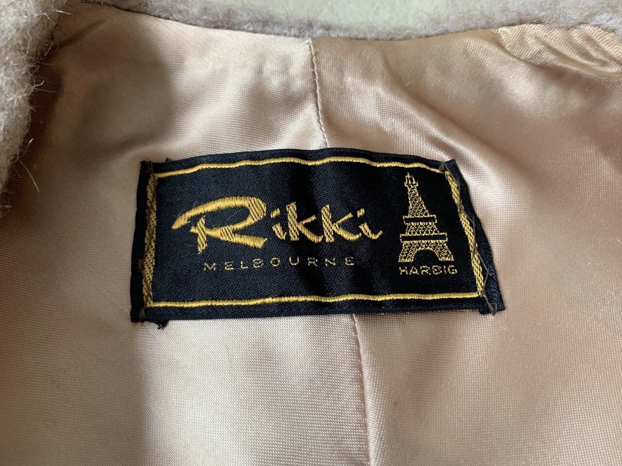 Vintage Rikki Melbourne Harbig Faux Fur Shoulder Stole Shawl Wrap