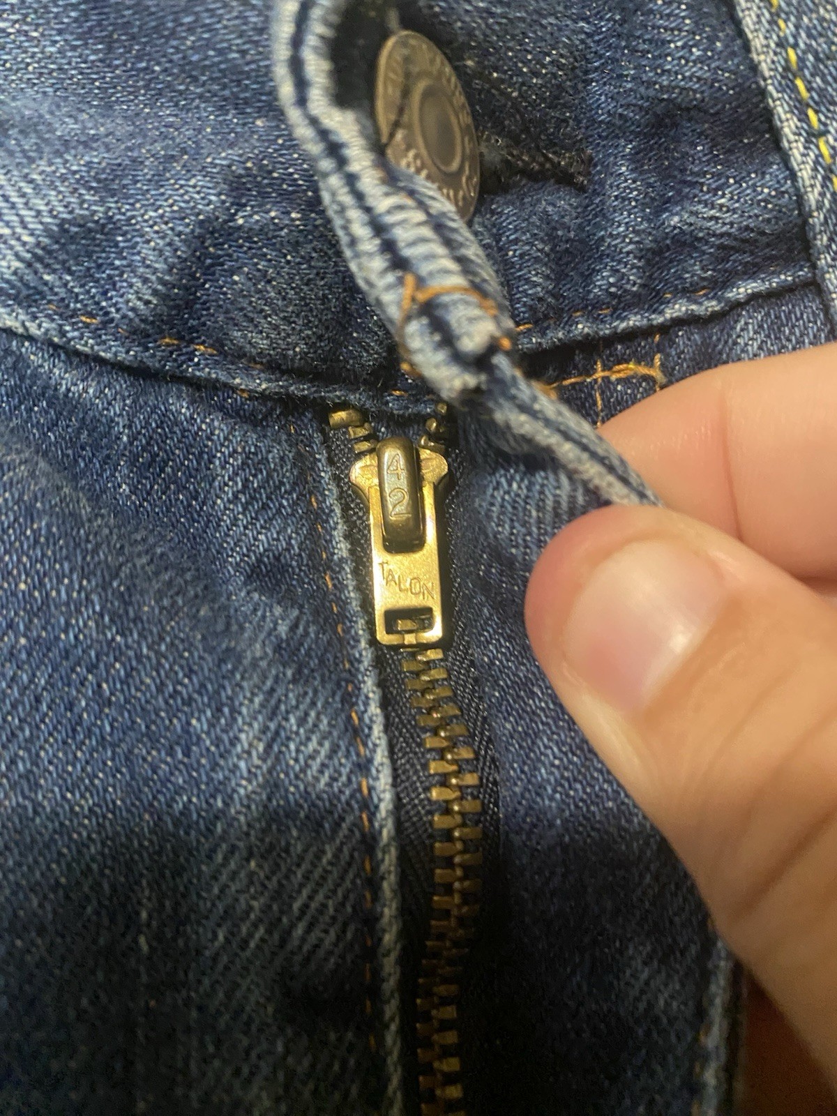 701 Levi’s Big E Hidden Rivets Selvedge Denim Jeans High Quality Women’s 30×28