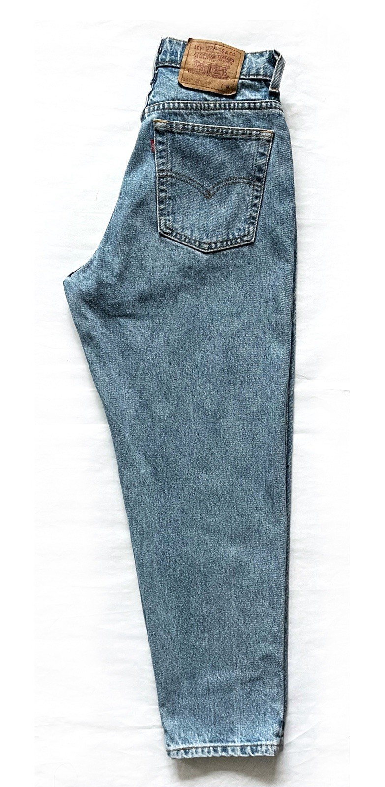 【VTG】1996 Levi’s 551 Relaxed Tapered Jeans 🇺🇸USA Made Women’s 12 PET Fit 29×27