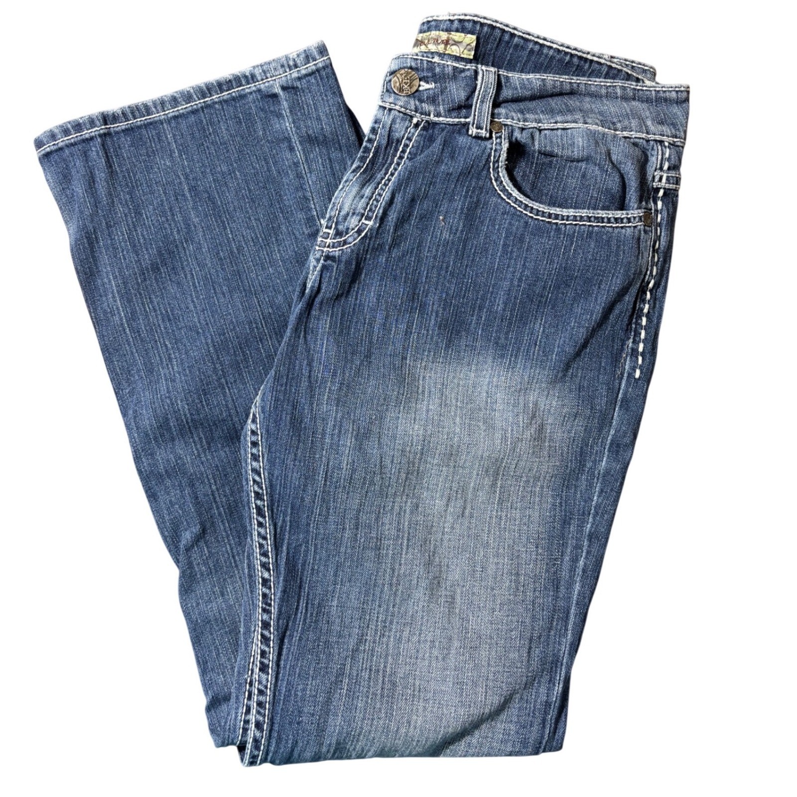 BKE Culture Bootcut Stretch Denim Jeans Size 33×31.5 Y2K Vibes