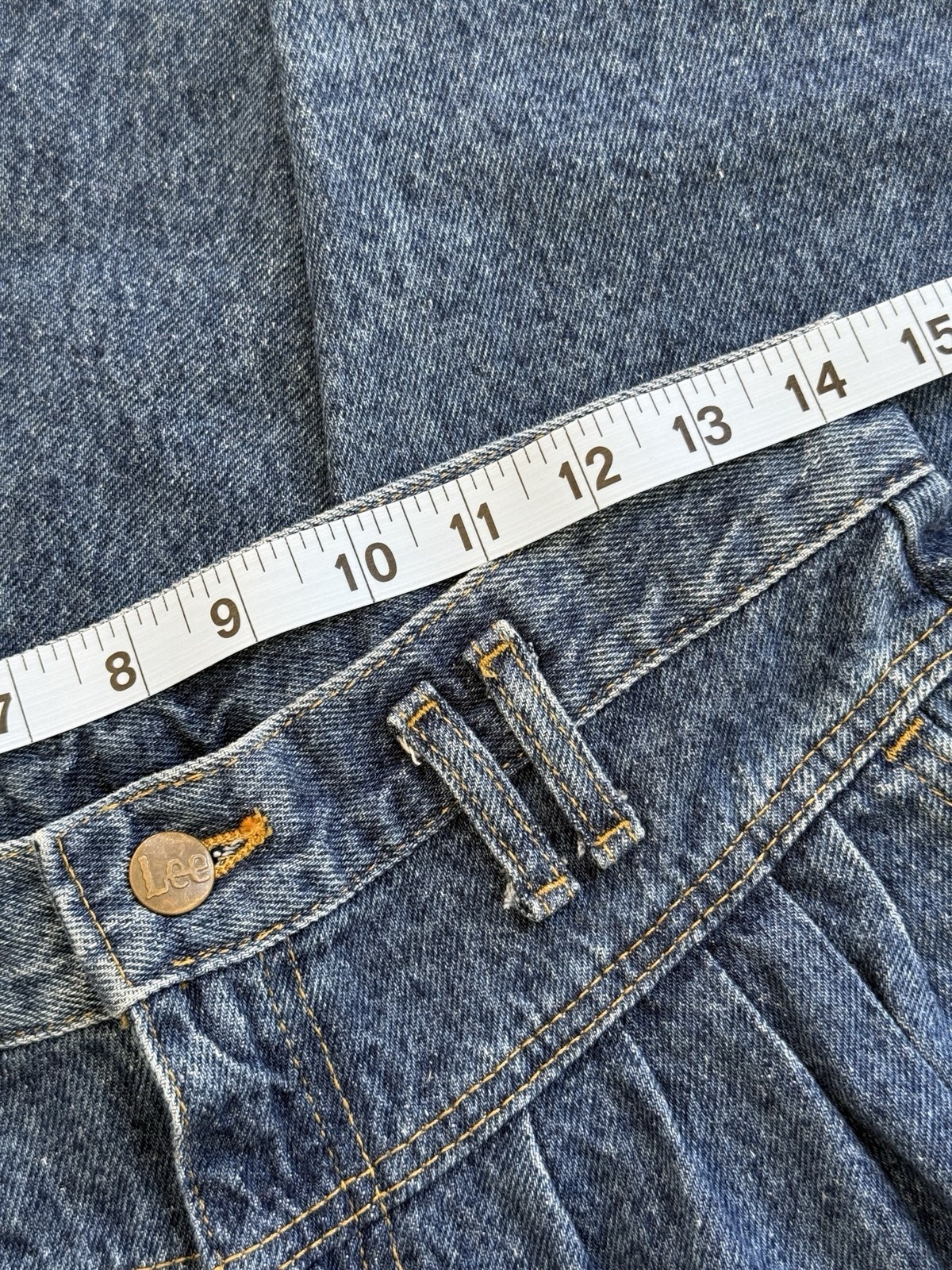 Vintage 90s Lee Mom Jeans Women’s 12 29×31 High Rise Pleated Tapered Cotton USA