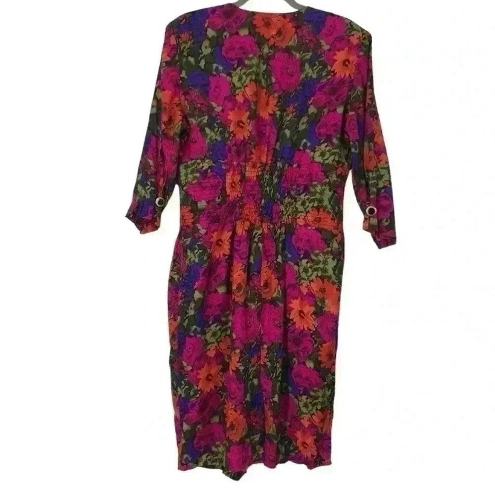 VINTAGE MODEST DRESS BUNDLE 10–14 FLORAL STRIPED BUTTON DOWN ELEGANT 90s STYLE