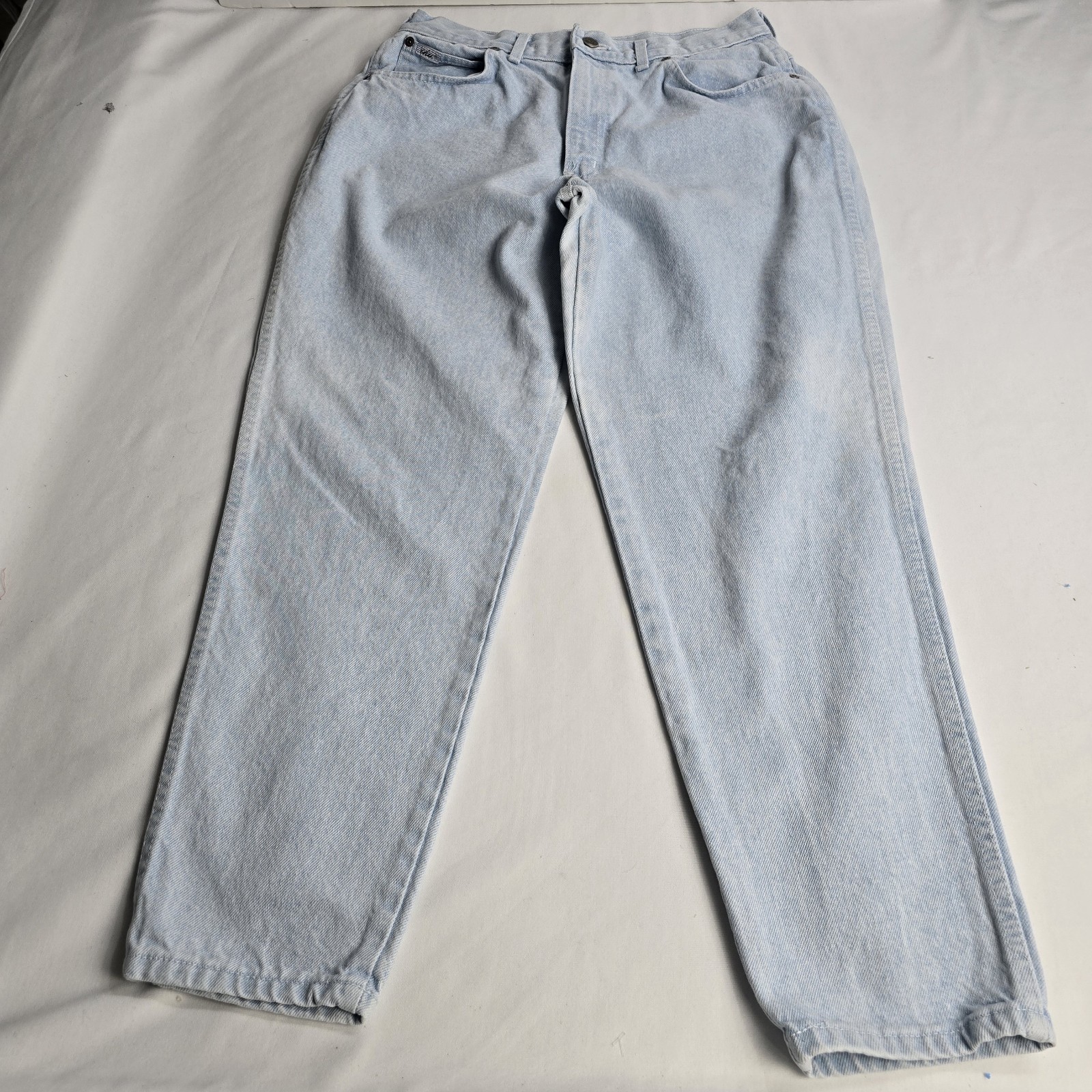 Vintage Chic High Rise 80’s 90’s Light Wash Jeans Size 16 Petite Made In USA
